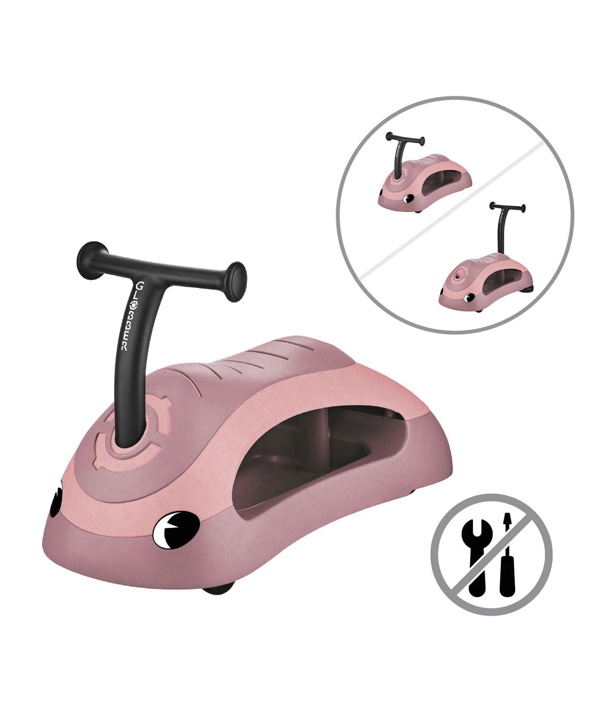 Globber Baby Walker 2in1 Ecologic - Berry - Image 9