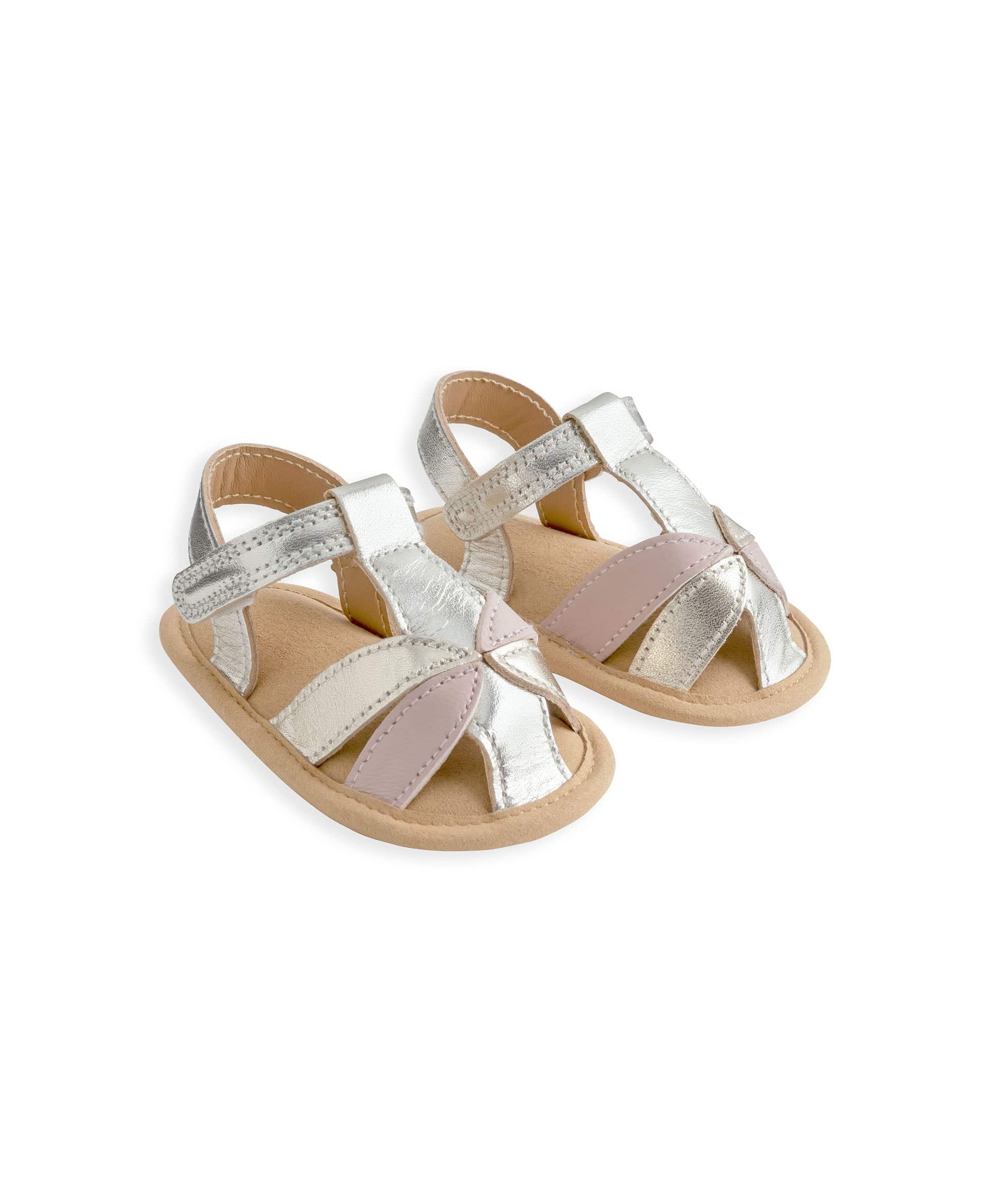 Gold Metallic Sandals - Image 3