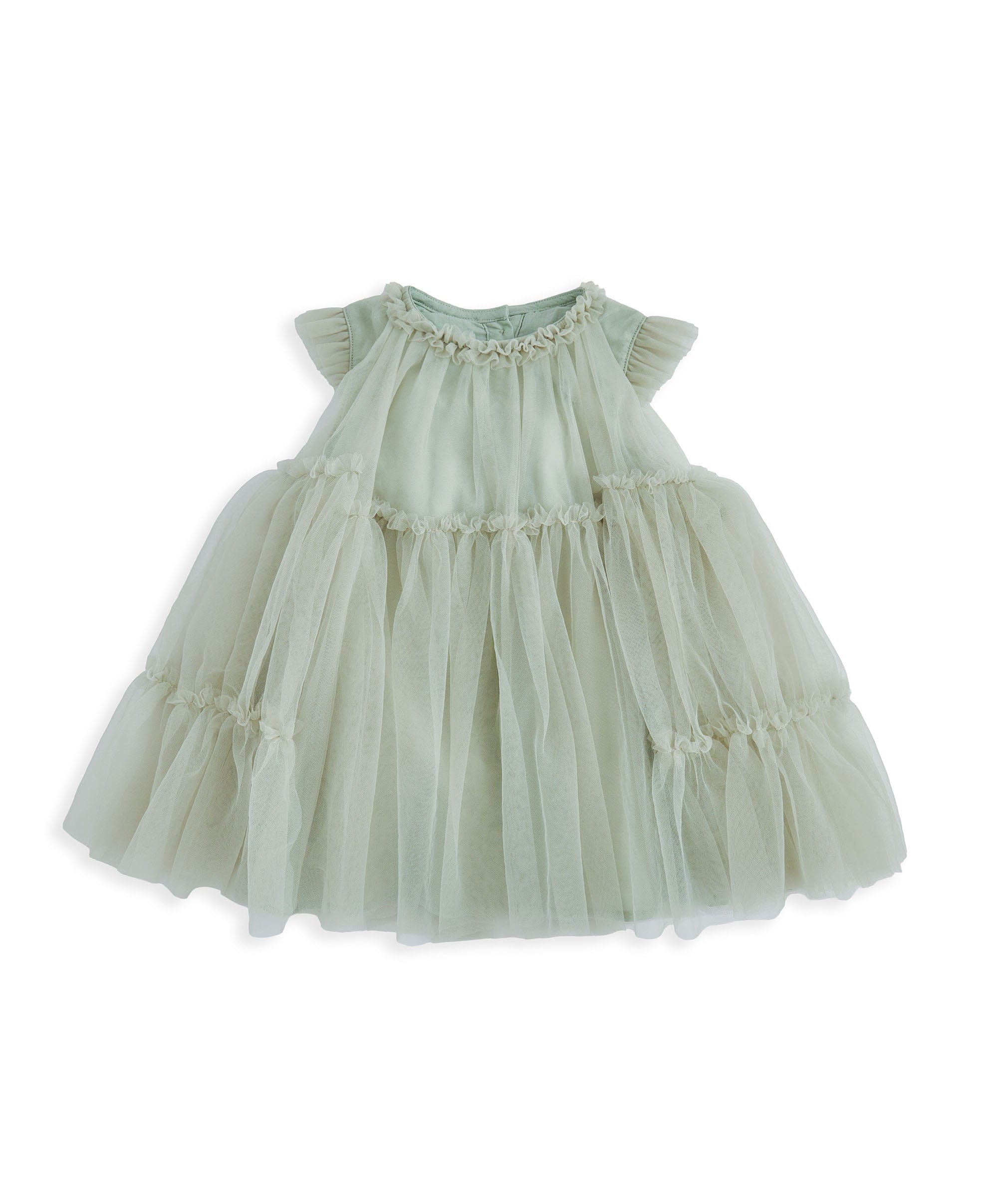 Green Mesh Dress - Image 3