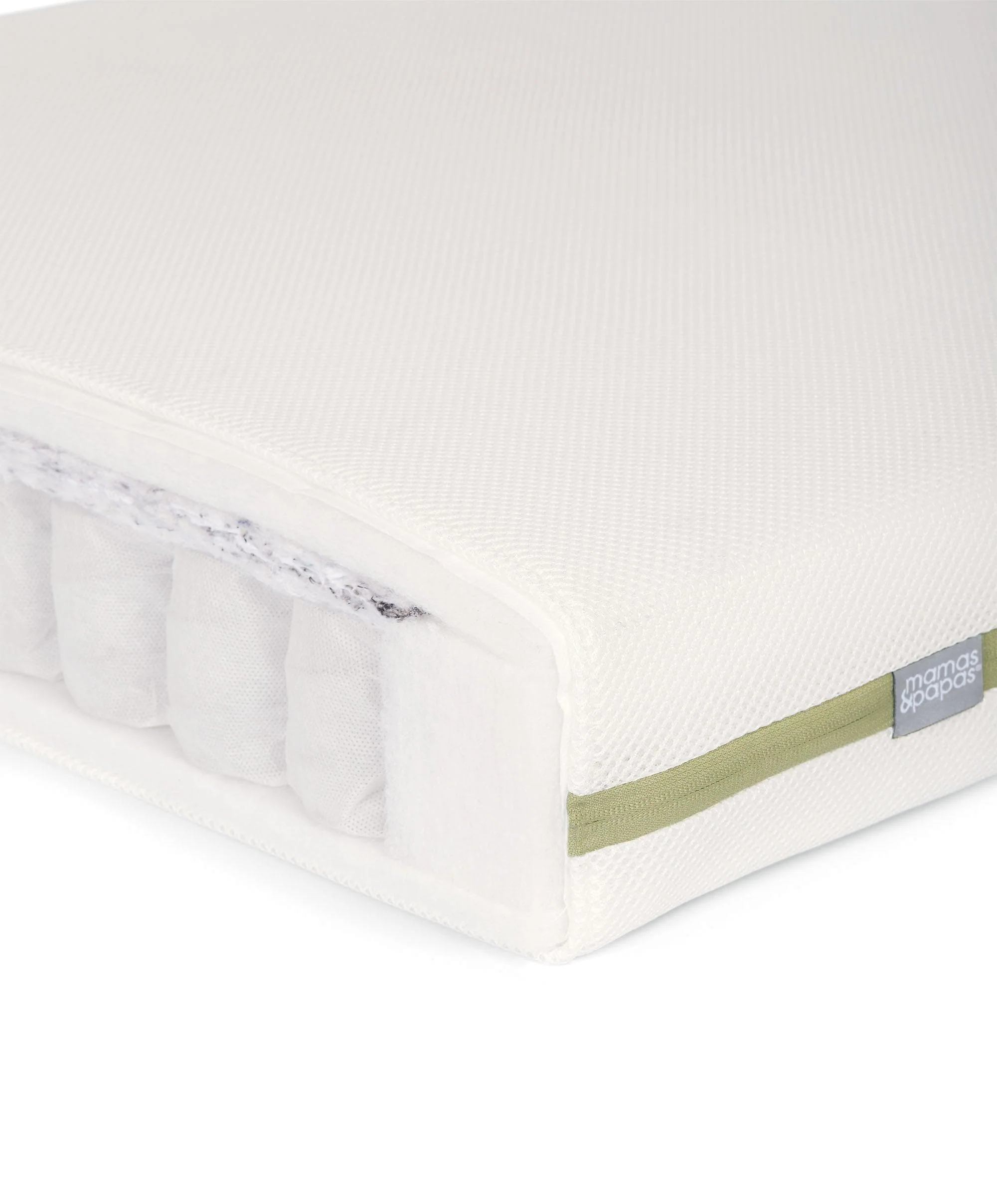 Hampden Cotbed & Premium Pocket Spring Cotbed Mattress Bundle - Cashmere - Image 7