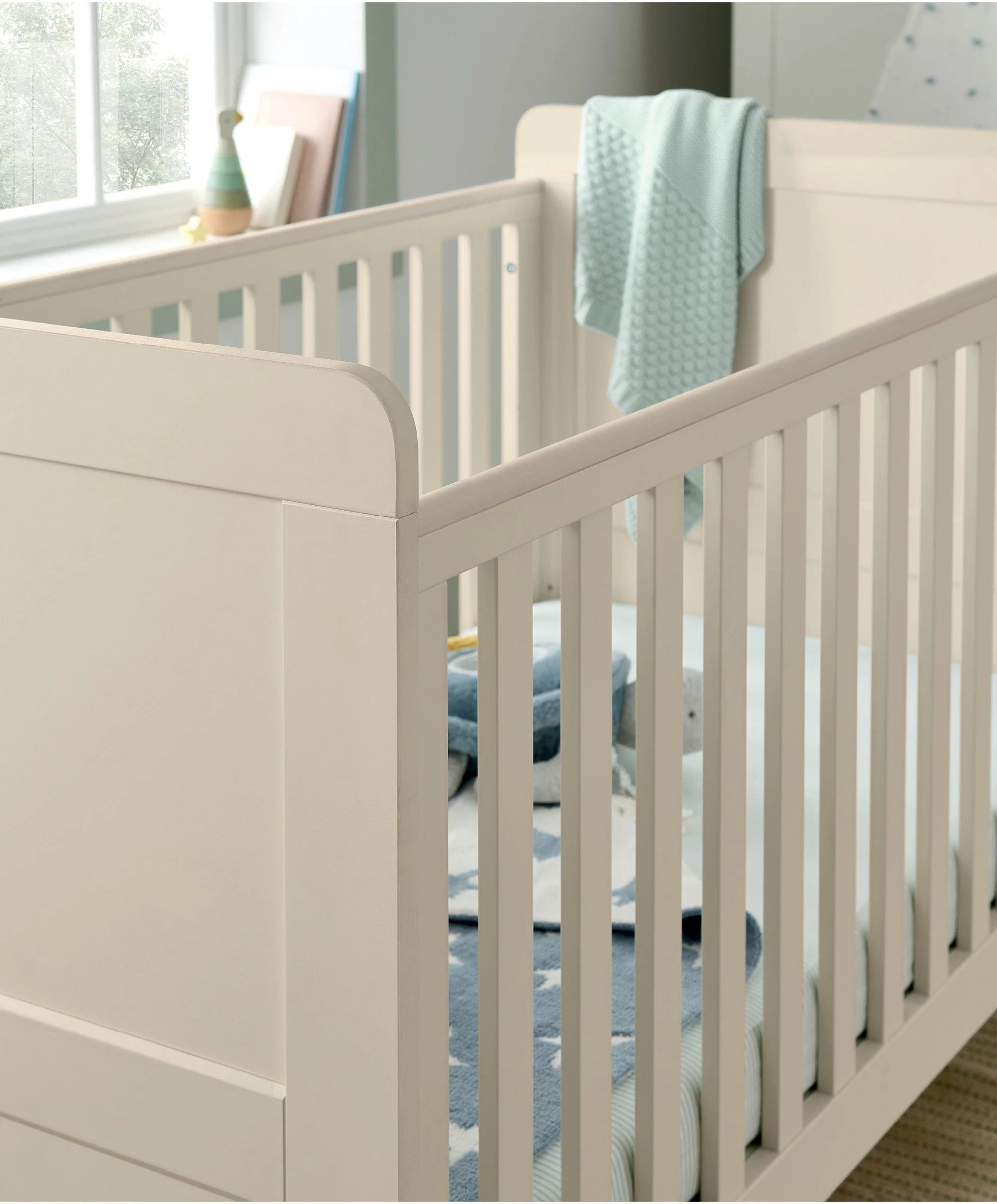Hampden 2 Piece Cotbed Set with Dresser Changer - Cashmere - Image 2
