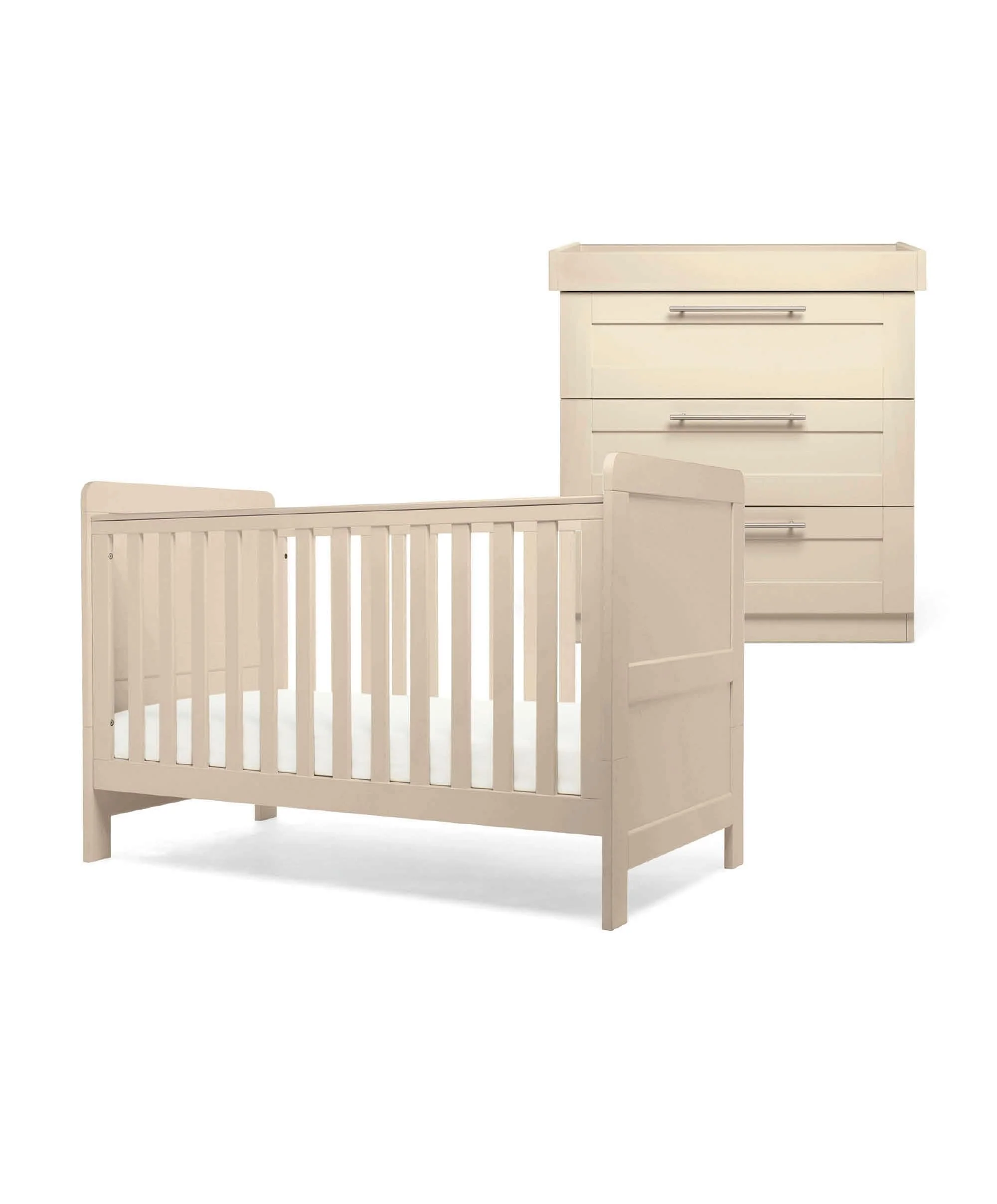 Hampden 2 Piece Cotbed Set with Dresser Changer - Cashmere - Image 3
