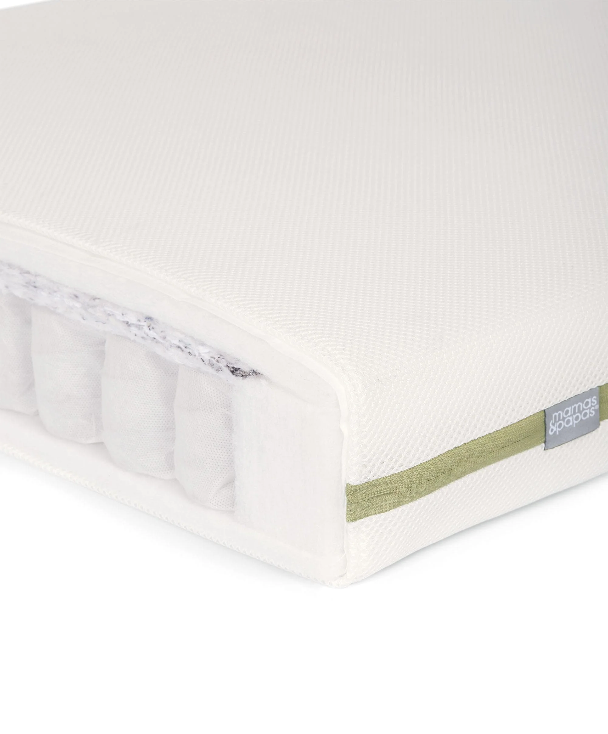 Harwell Small Cotbed Bundle with Premium Pocket Spring Small Cotbed & Cot Mattress - Cashmere - Image 6