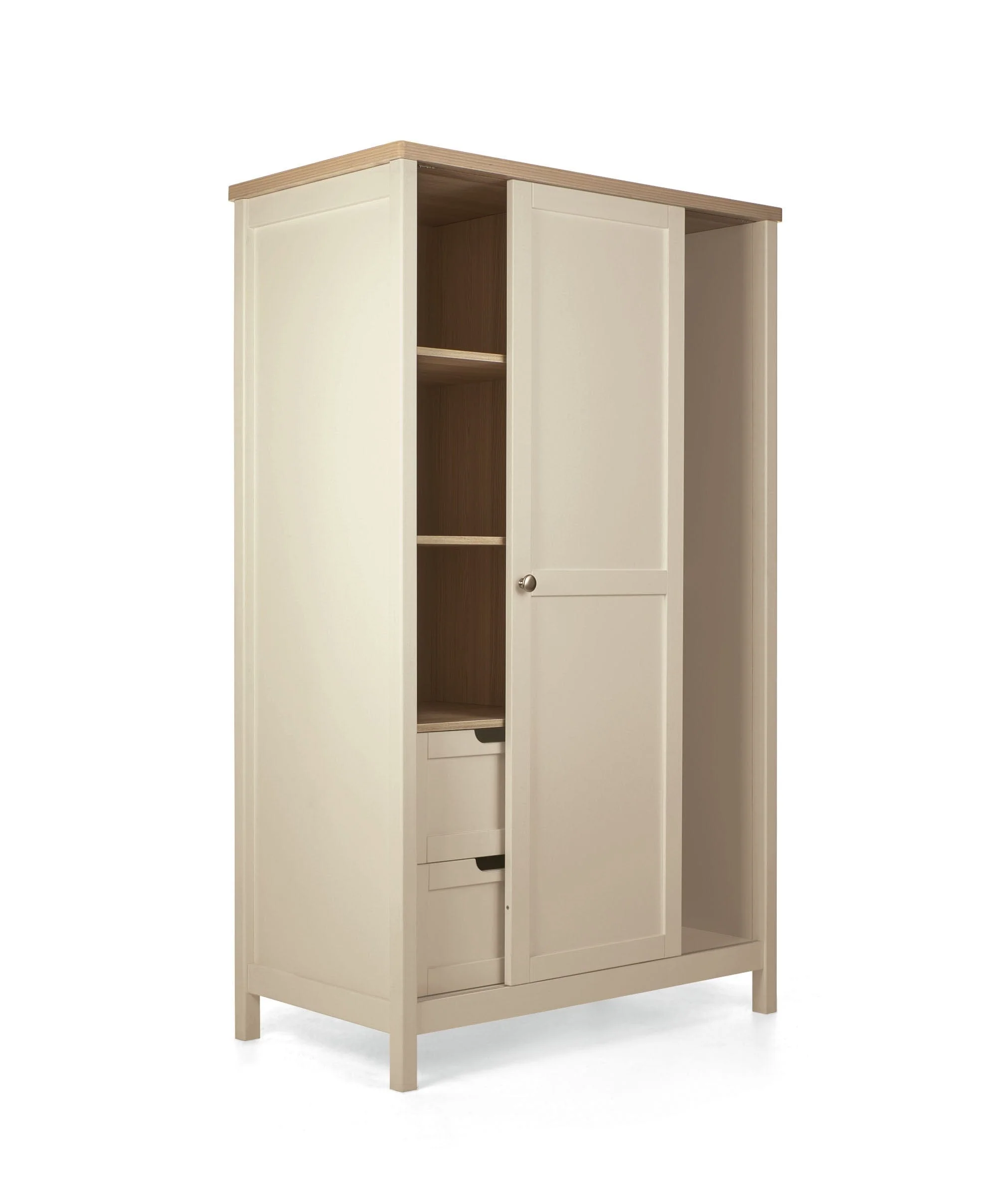 Harwell 2 Piece Cotbed Set with Wardrobe - Cashmere - Image 16