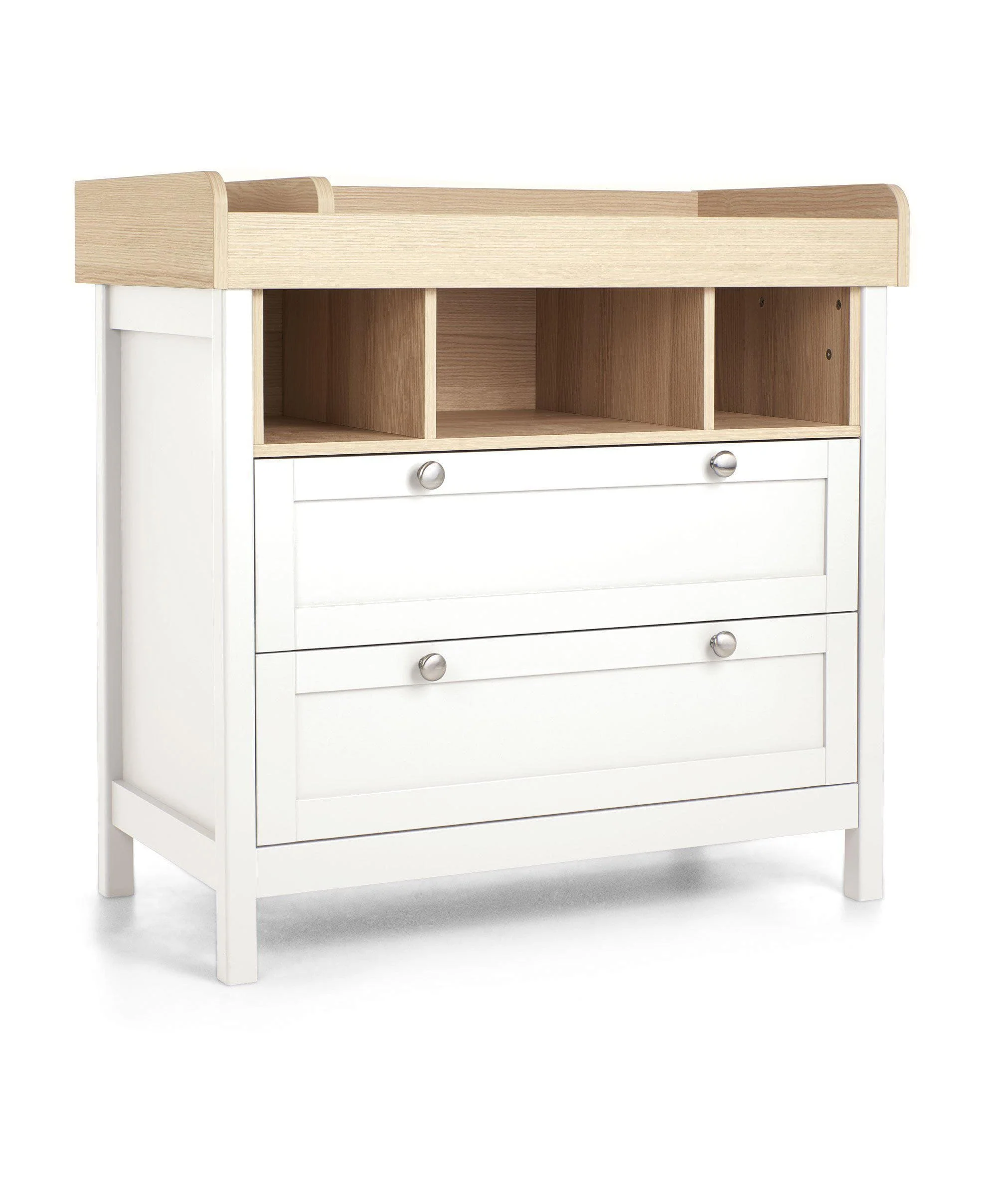 Harwell 2 Piece Cotbed Set with Dresser Changer  - White - Image 18