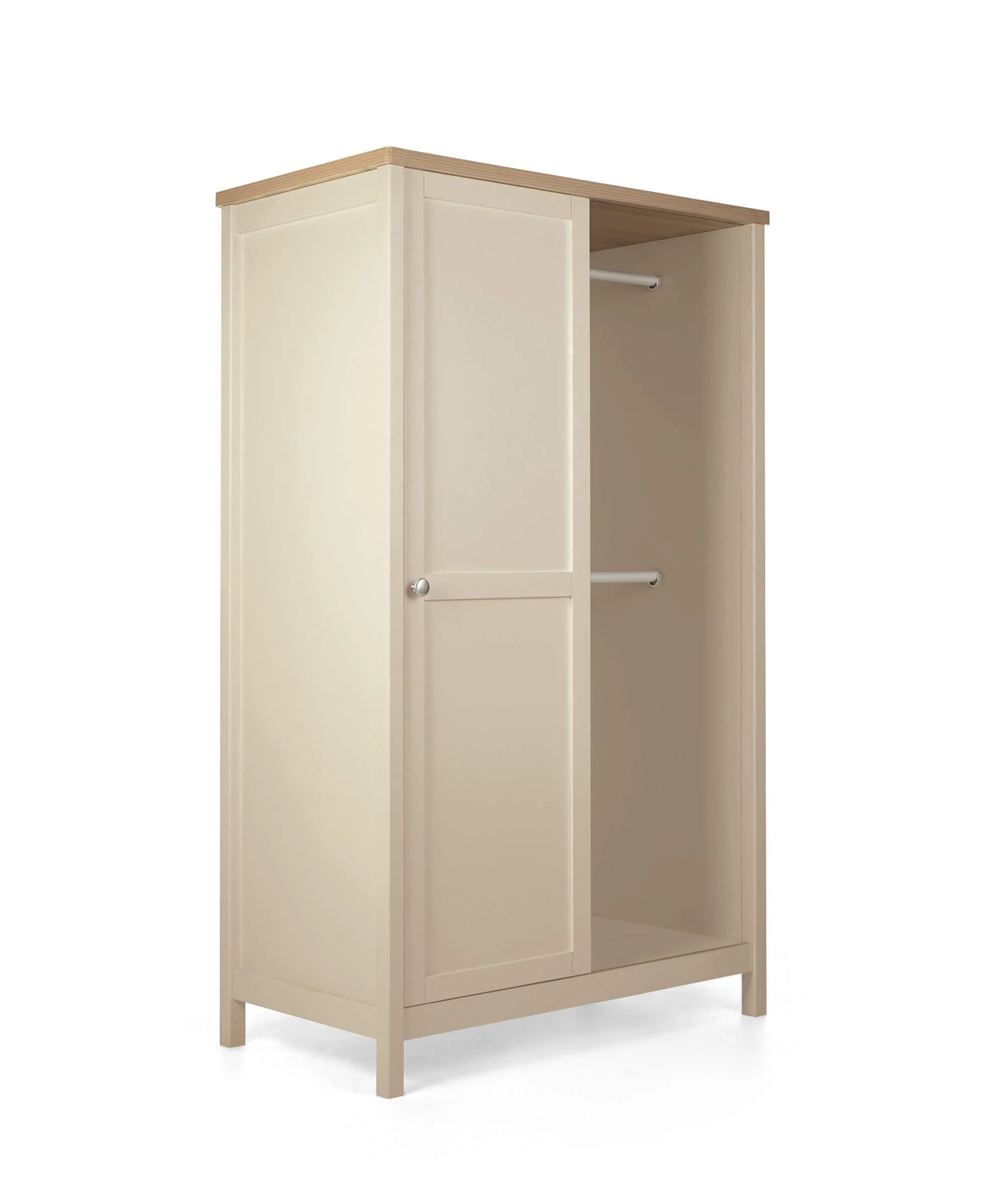 Harwell 3 Piece Small Cotbed Range with Dresser Changer & Wardrobe - Cashmere - Image 10