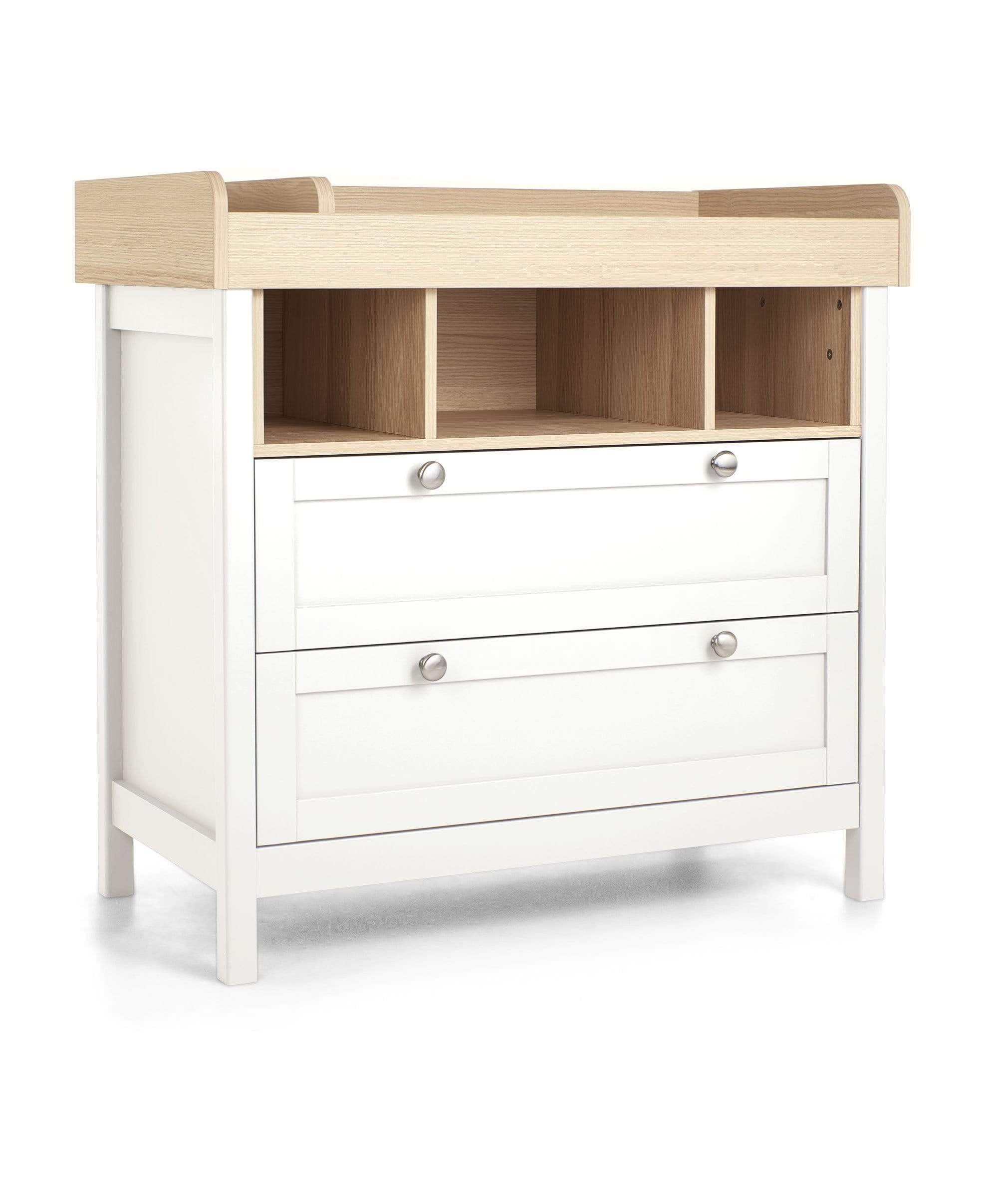 Harwell 3 Piece Cotbed Range with Alma Nursing Chair & Stool - White/ Off White Boucle - Image 3