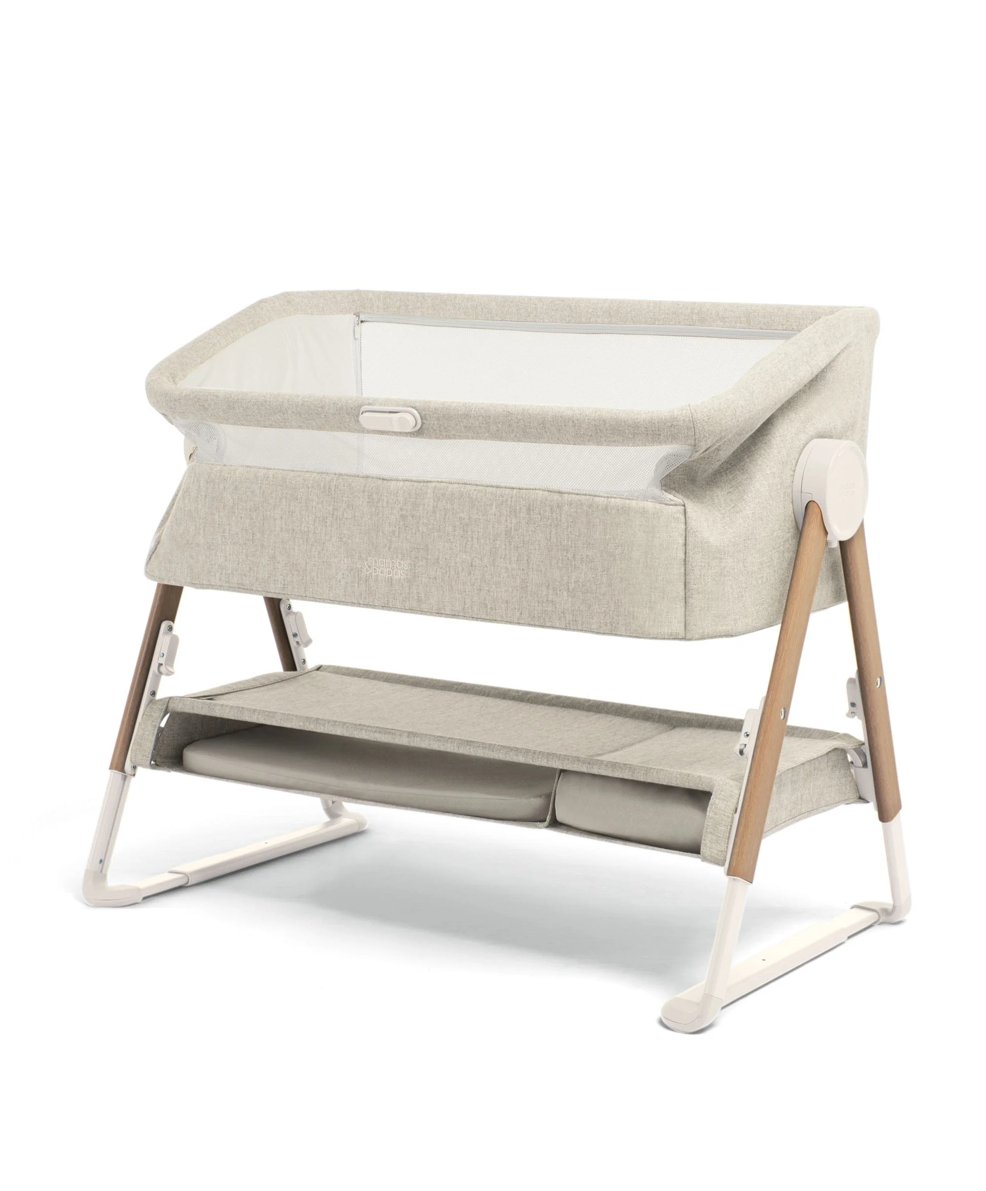 Harwell Nursery Bundle with Lua Bedside Crib (6 Piece) – White - Image 16