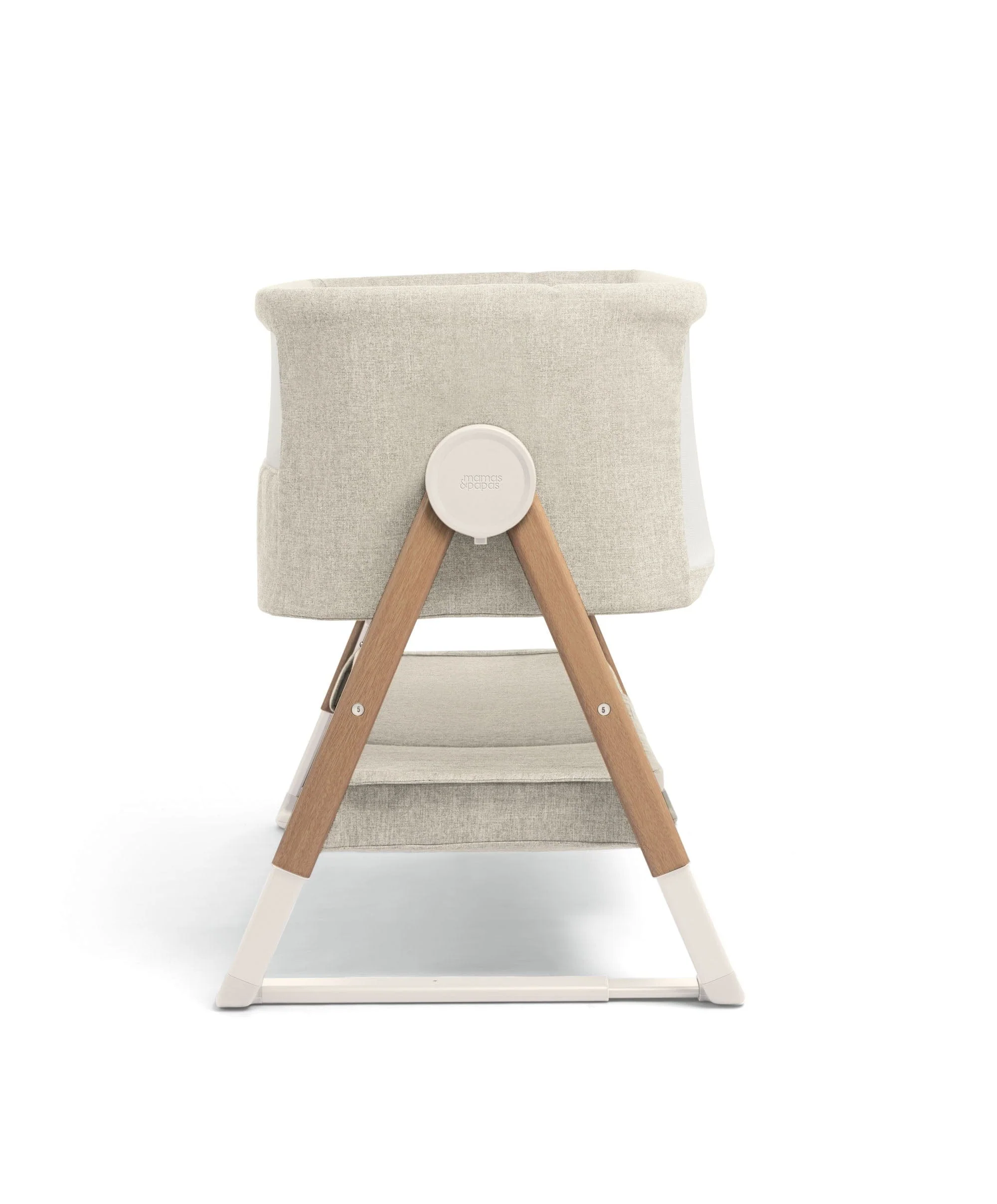 Harwell Nursery Bundle with Lua Bedside Crib (6 Piece) – White - Image 17