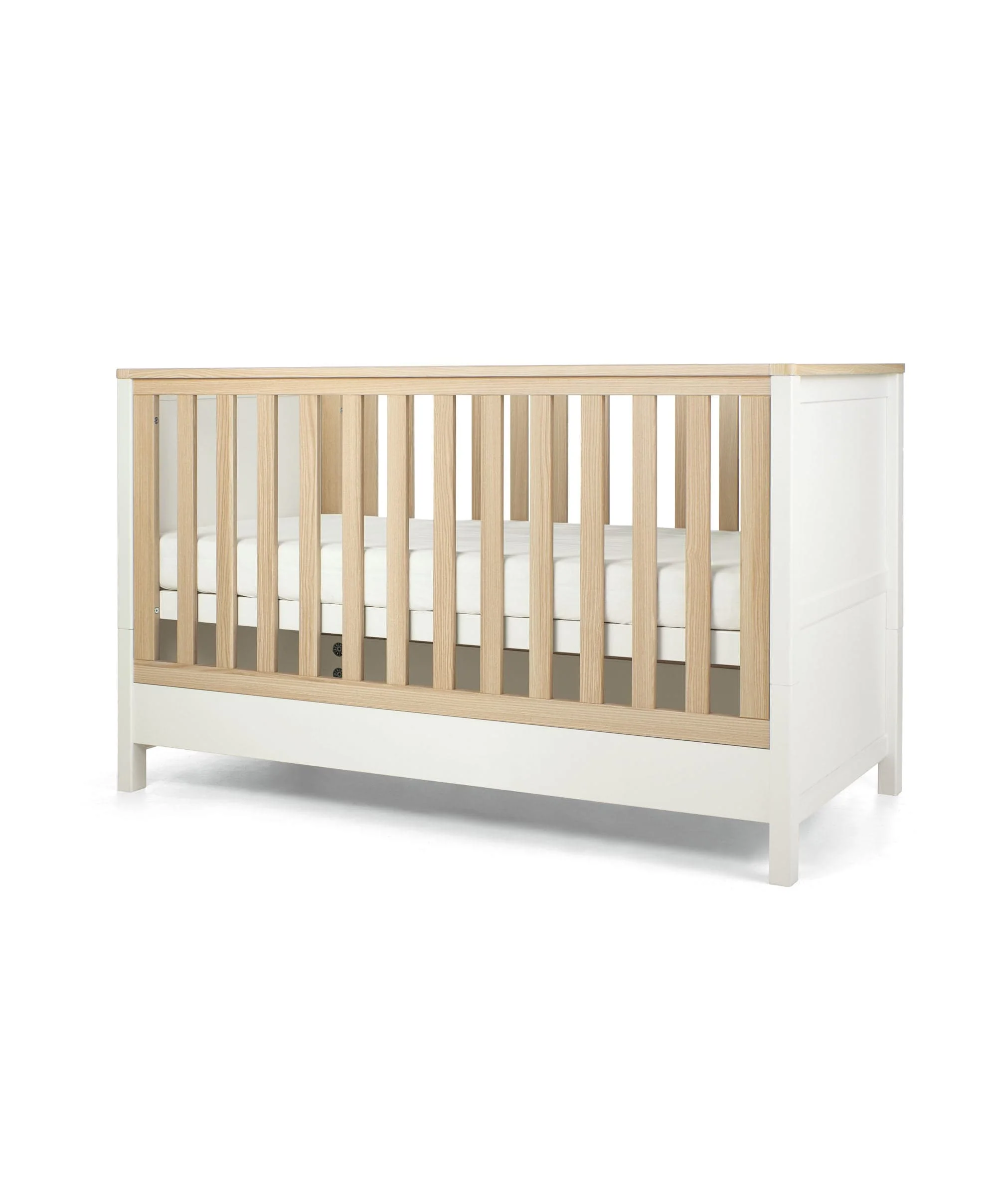Harwell Nursery Bundle with Lua Bedside Crib (6 Piece) – White - Image 5