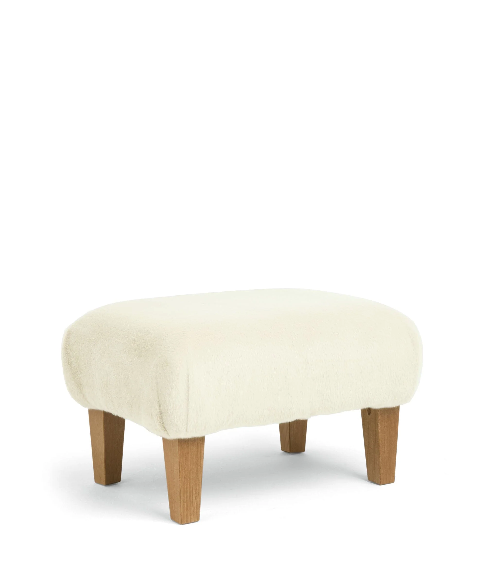Hilston Nursing Chair & Footstool Set - Feather Sherpa - Image 3