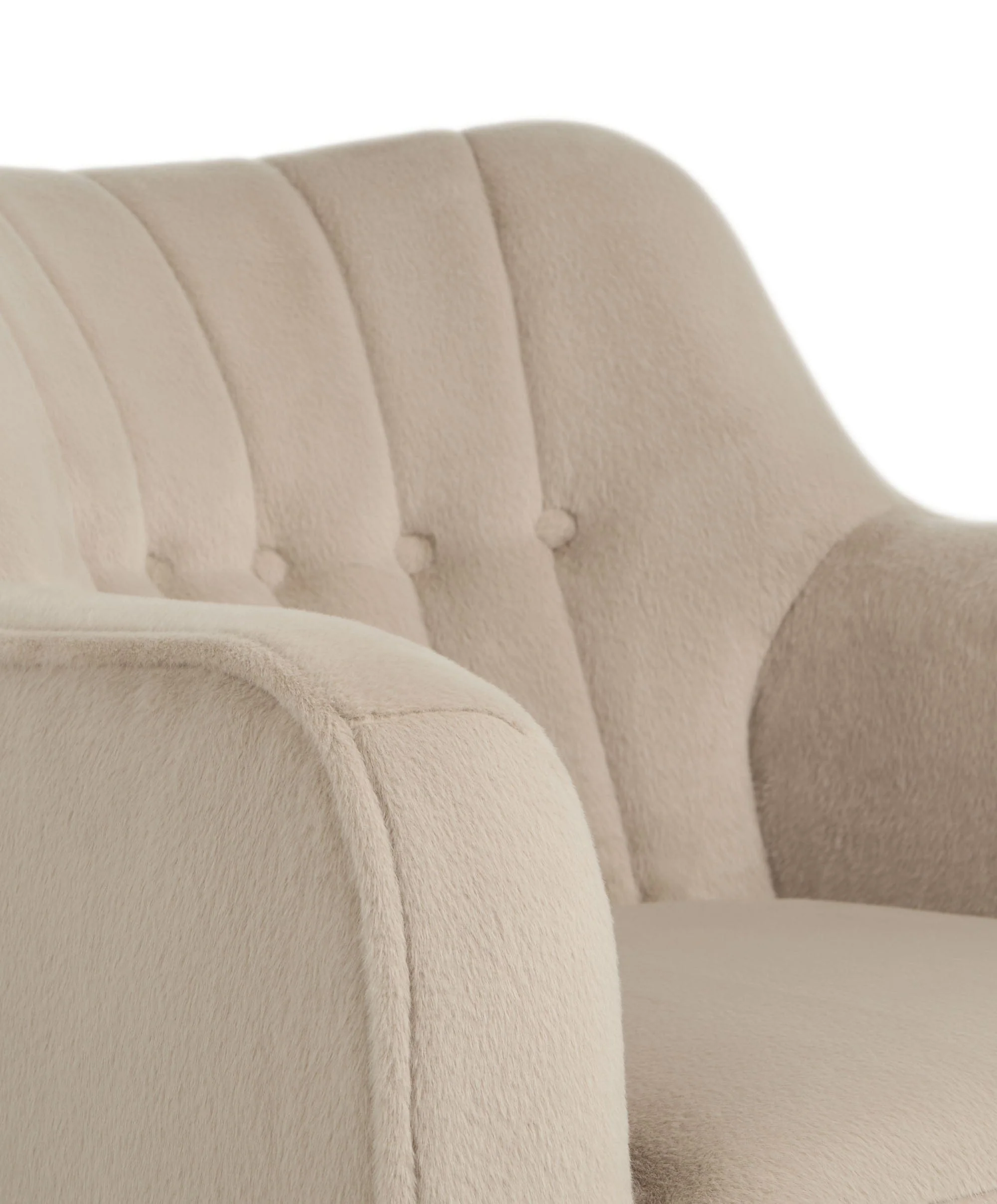 Hilson Nursing Chair - Almond Sherpa - Image 2