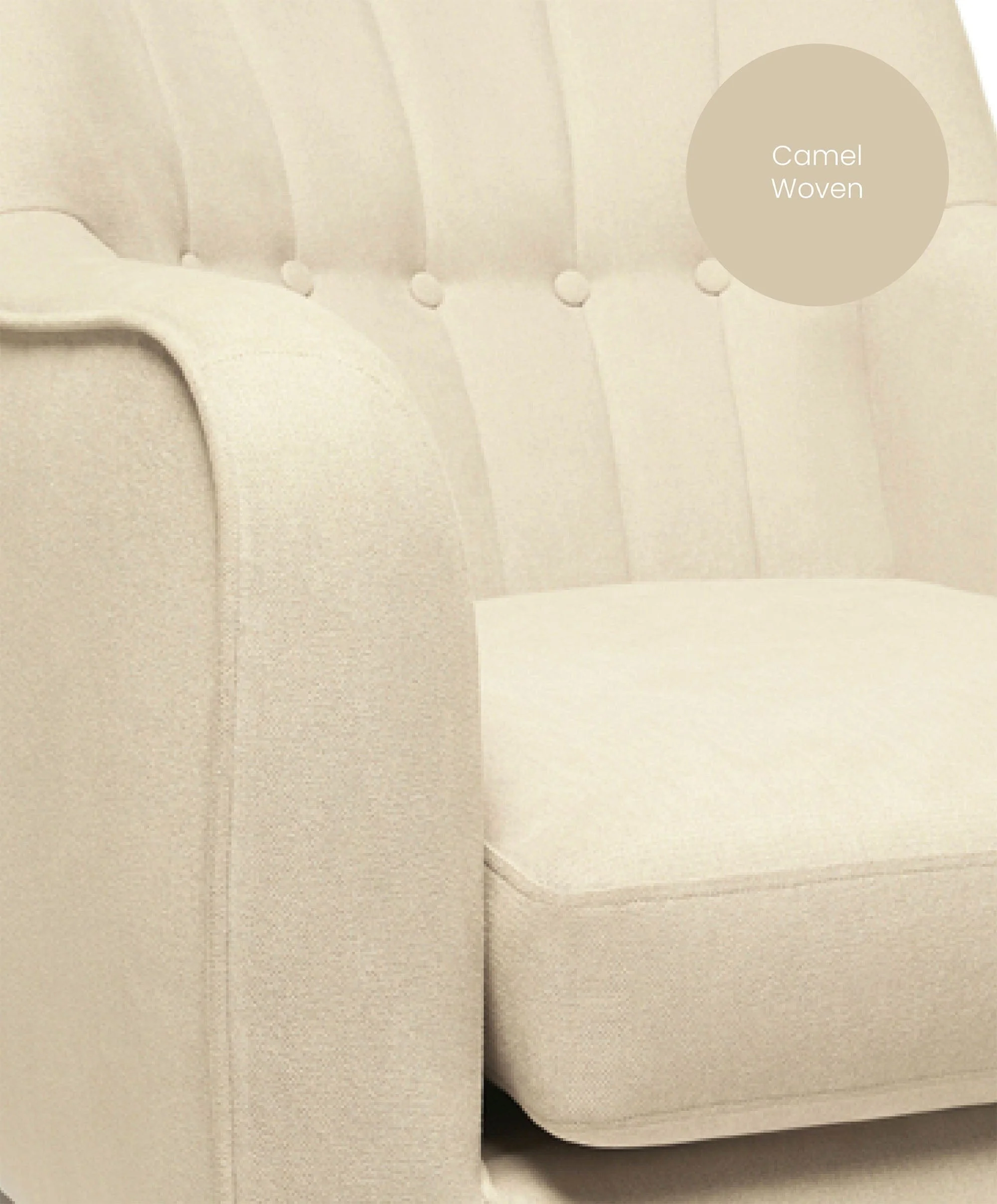 Hilston Nursing Chair - Camel Woven - Image 5