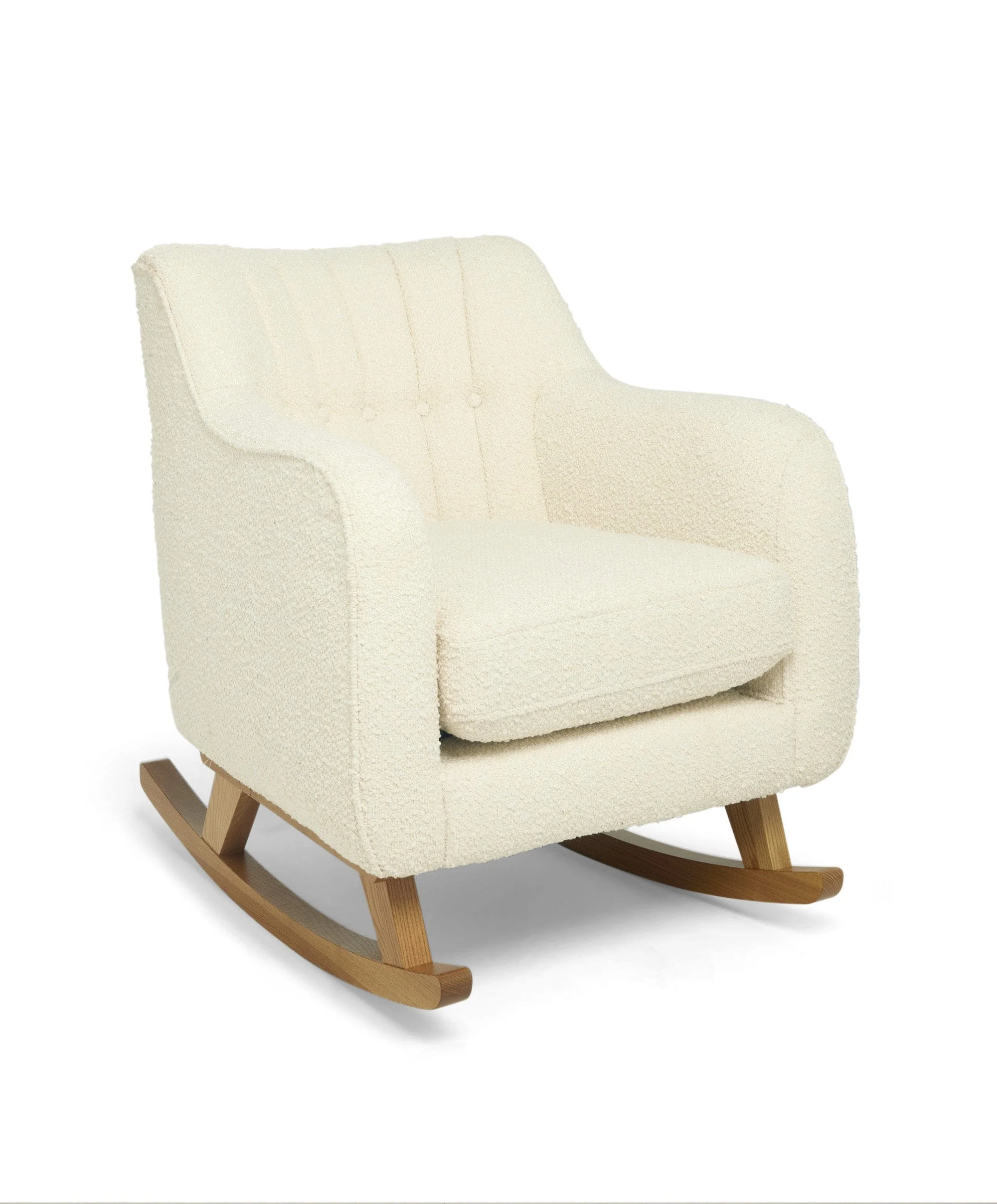 Hilston Nursing Chair - Oyster Chenille Boucle - Image 2