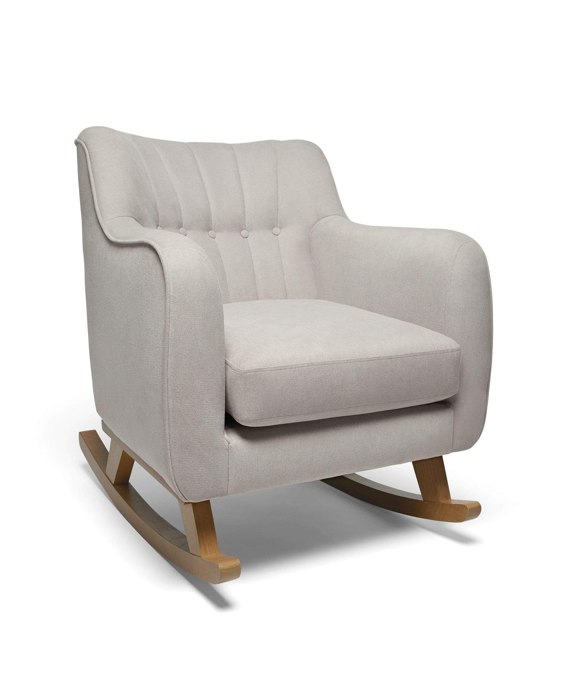 Hilston Nursing Chair - Silver Woven - Image 3