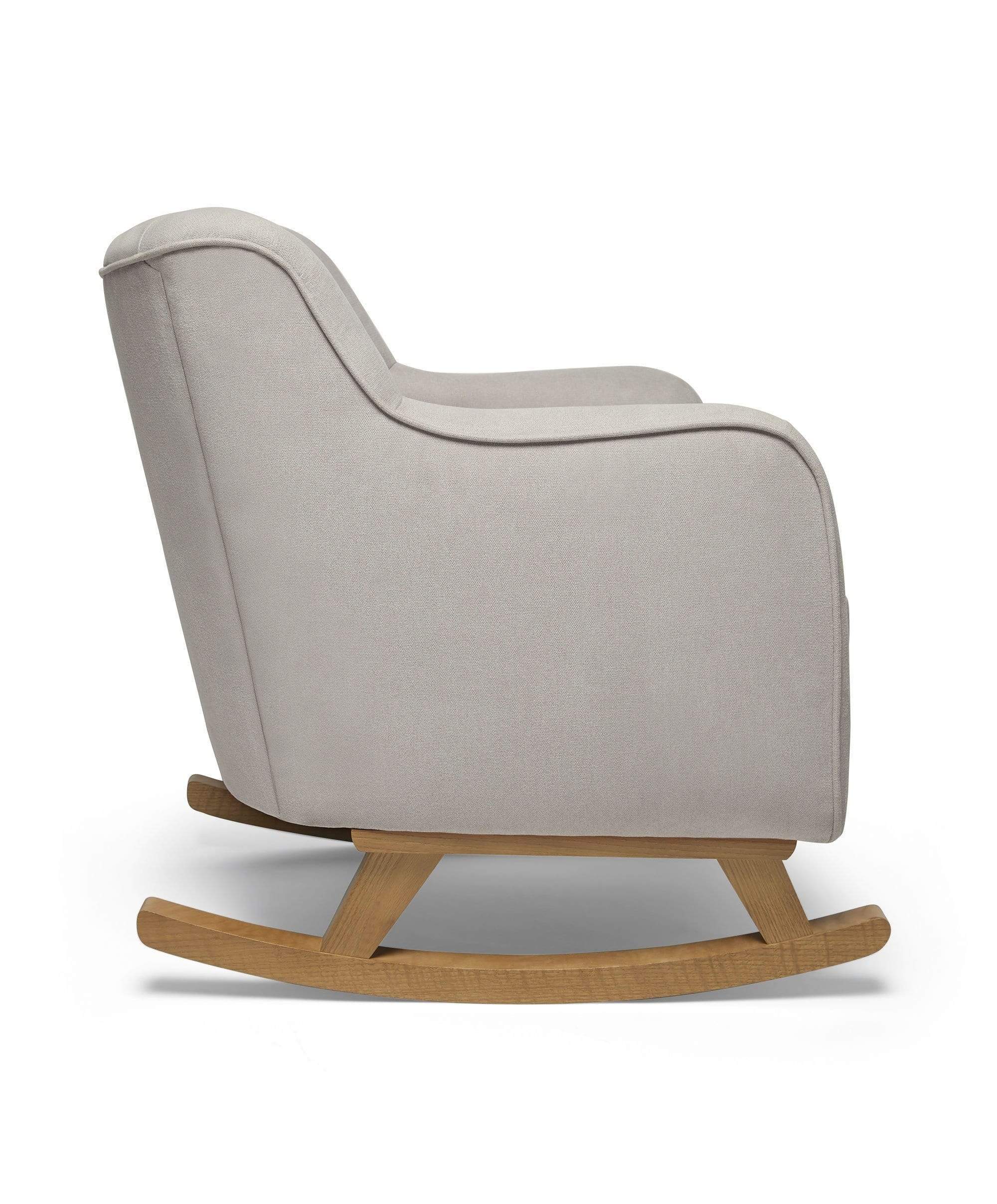 Hilston Nursing Chair - Silver Woven - Image 5