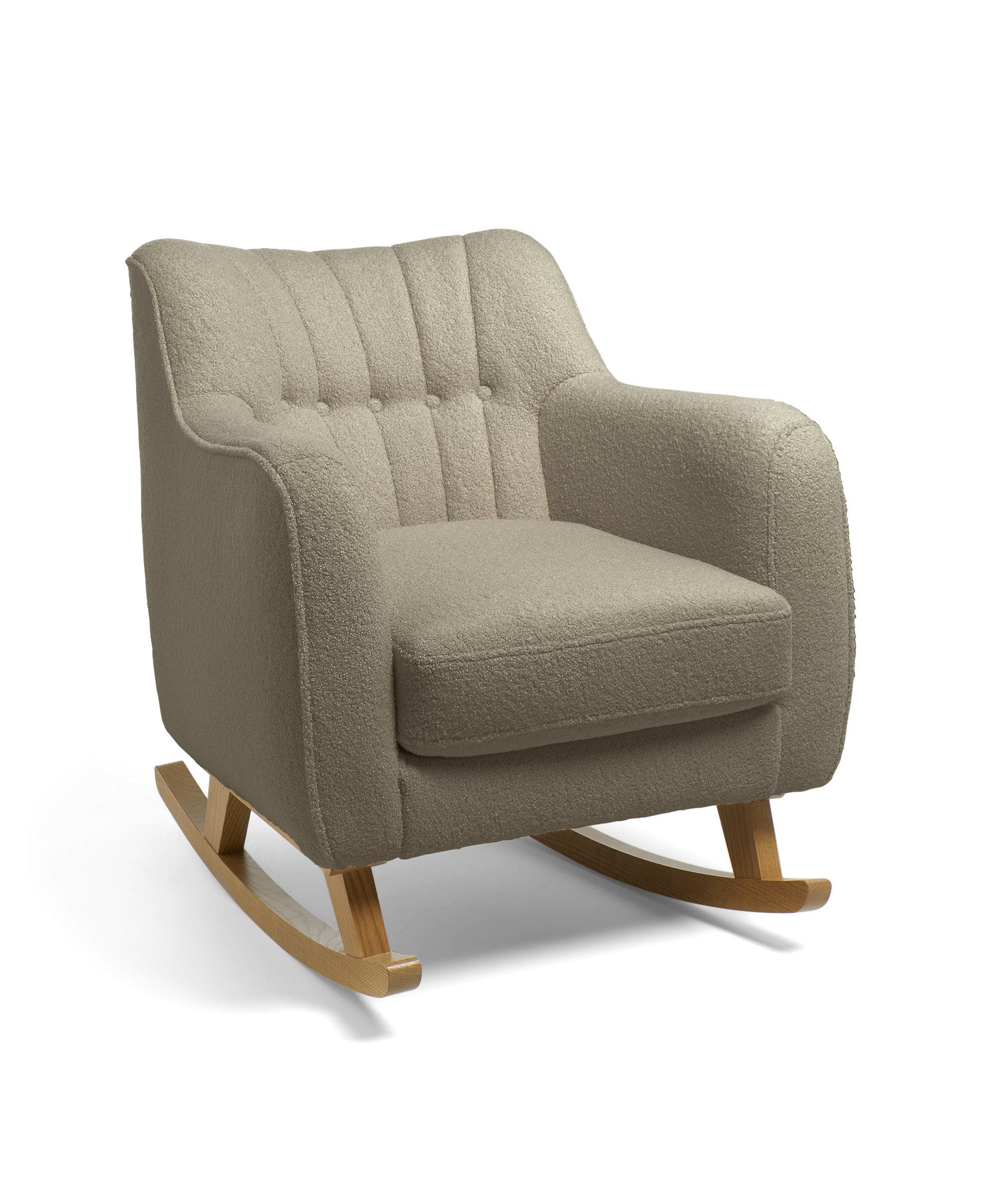 Hilston Nursing Chair & Footstool Set - Mink Boucle - Image 11