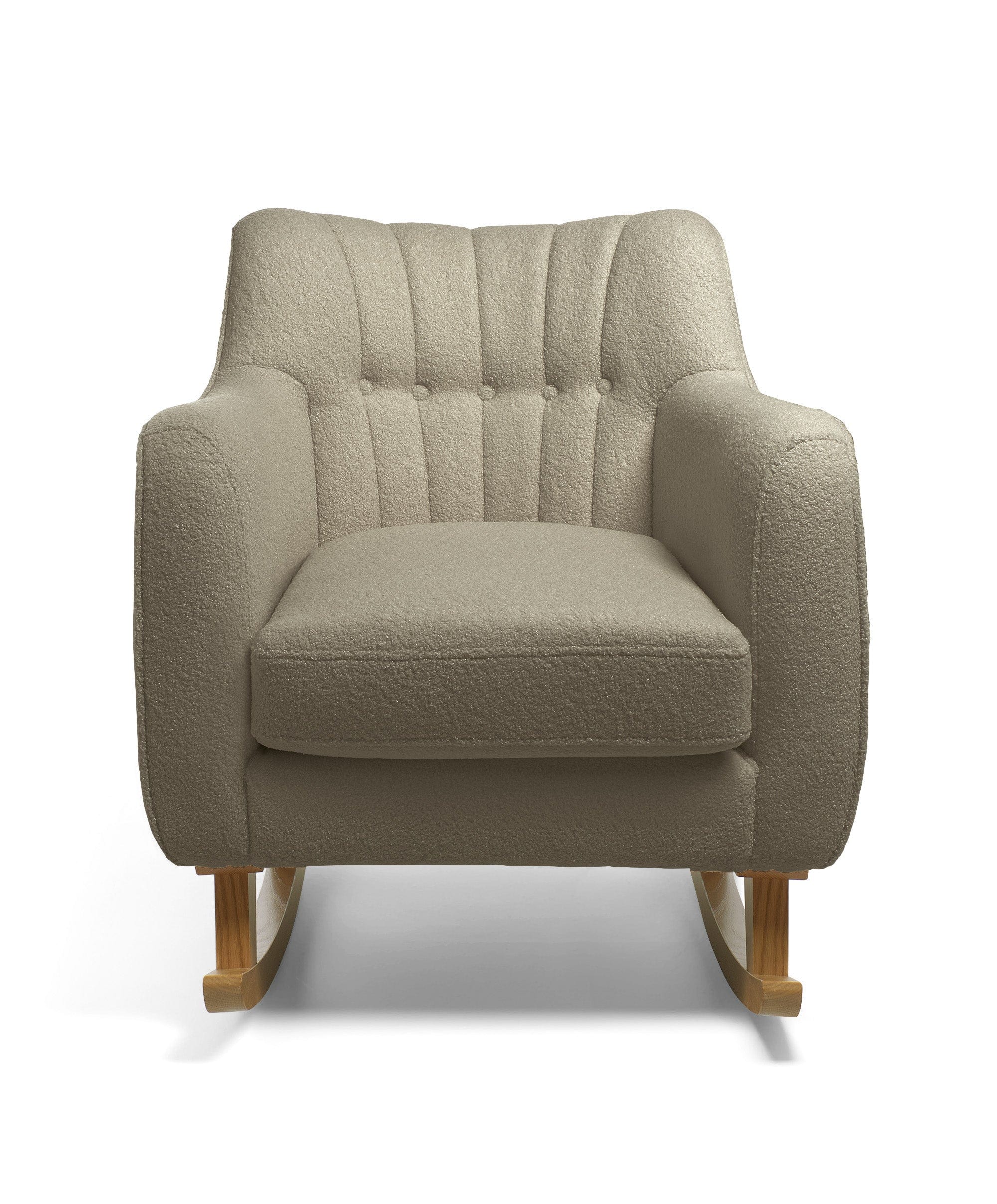 Hilston Nursing Chair & Footstool Set - Mink Boucle - Image 12