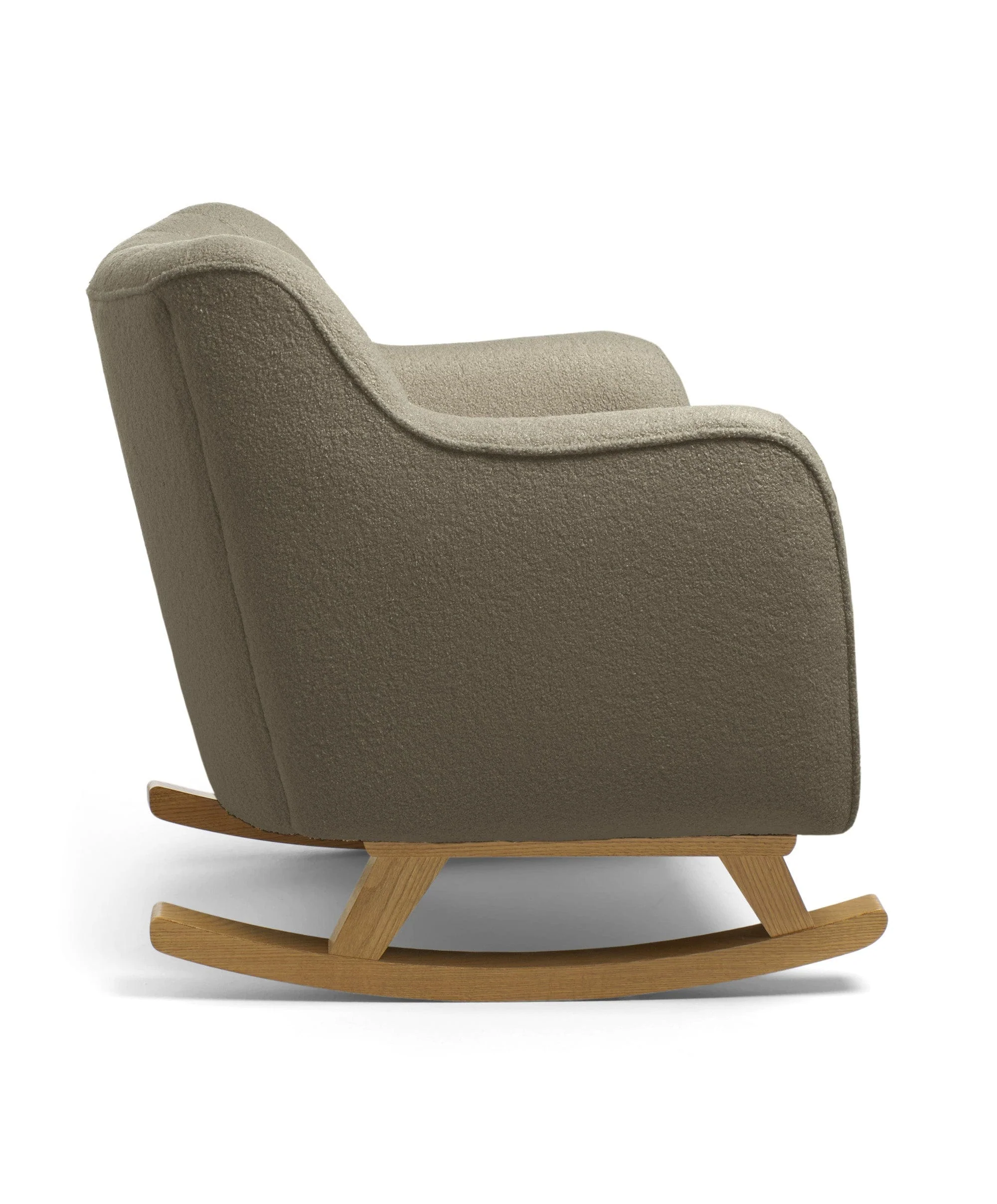 Hilston Nursing Chair & Footstool Set - Mink Boucle - Image 13