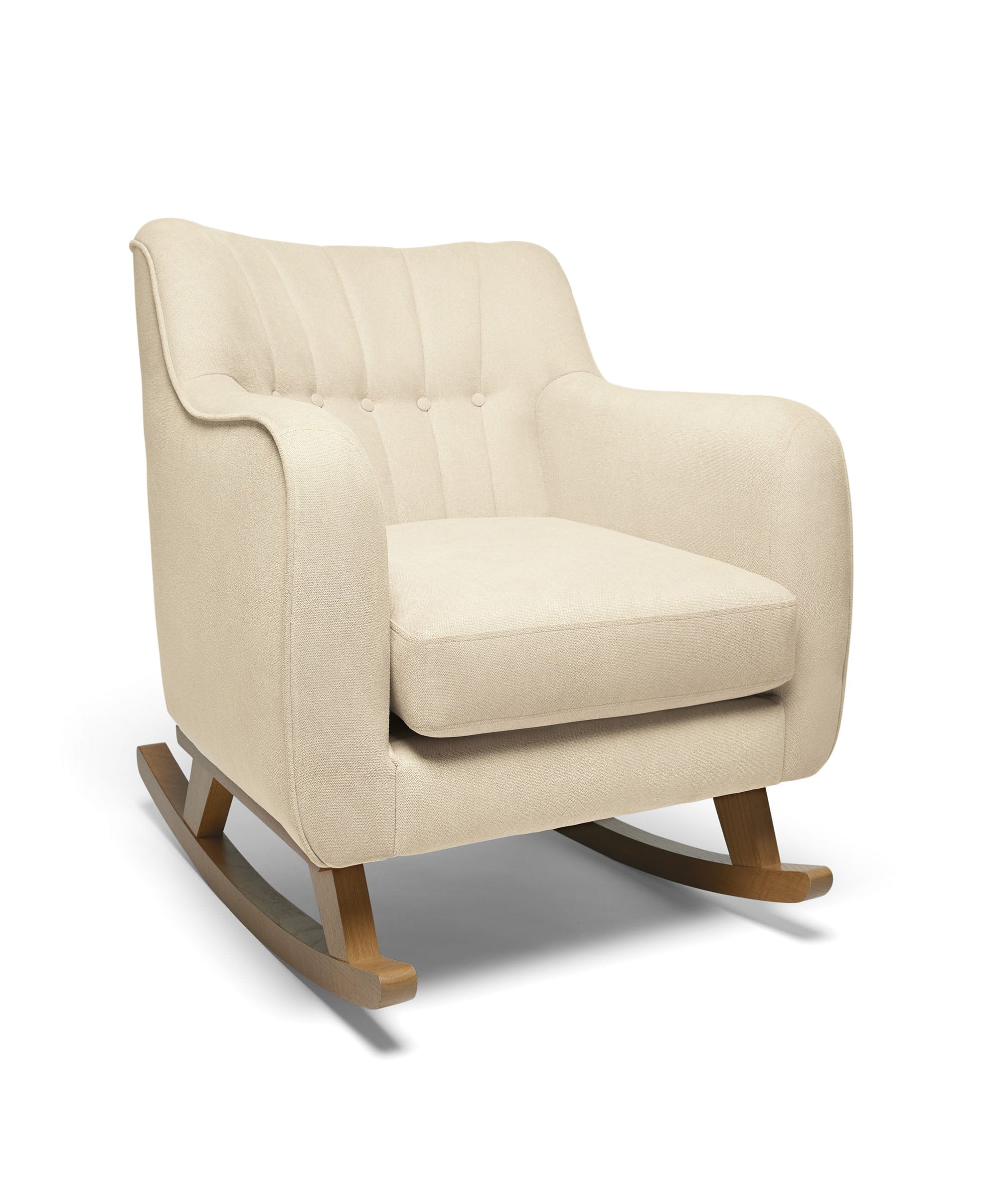 Hilston Nursing Chair & Footsool Set – Camel Woven - Image 3