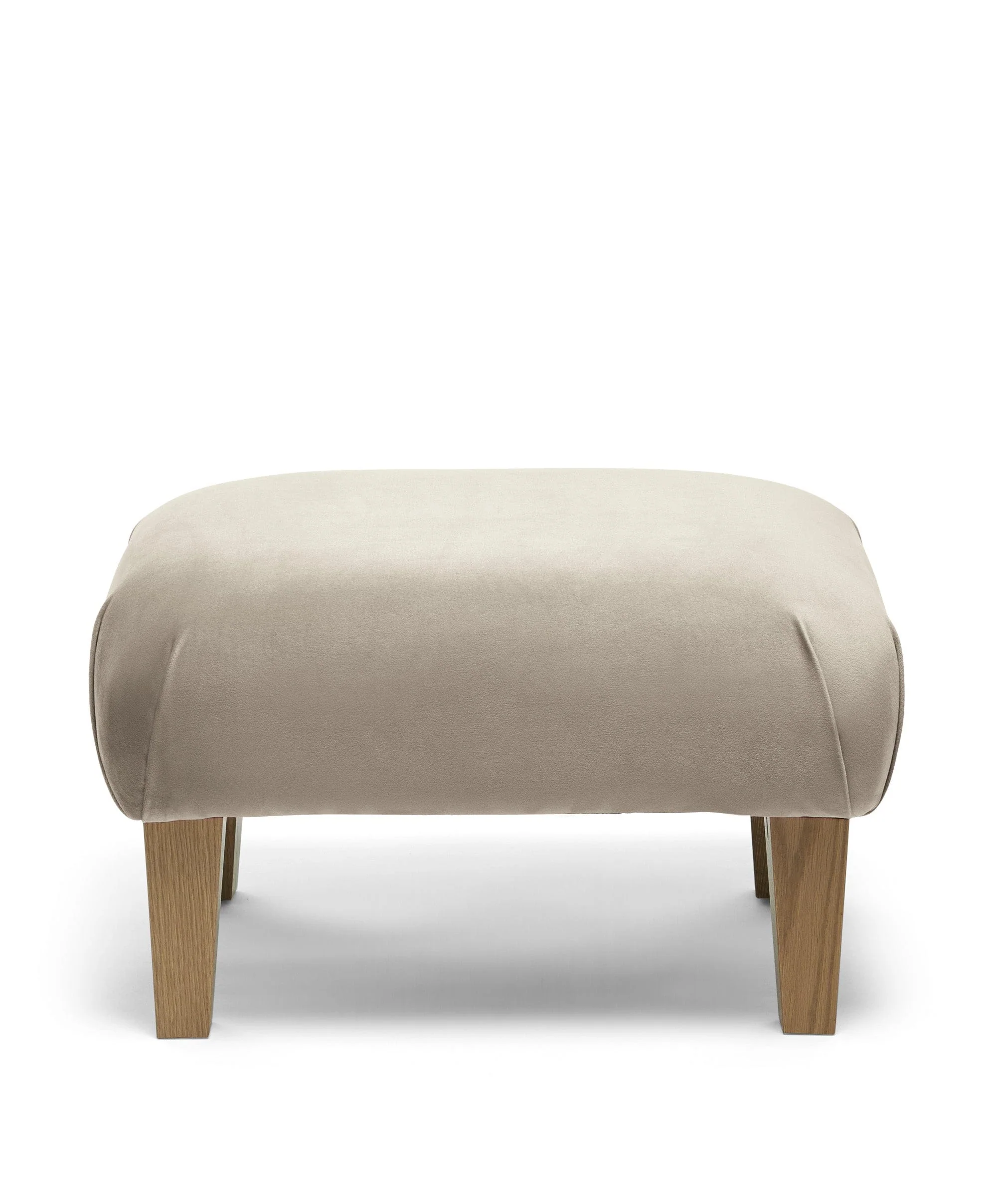 Hilston Nursing Chair & Footsool Set - Stone Velvet - Image 13