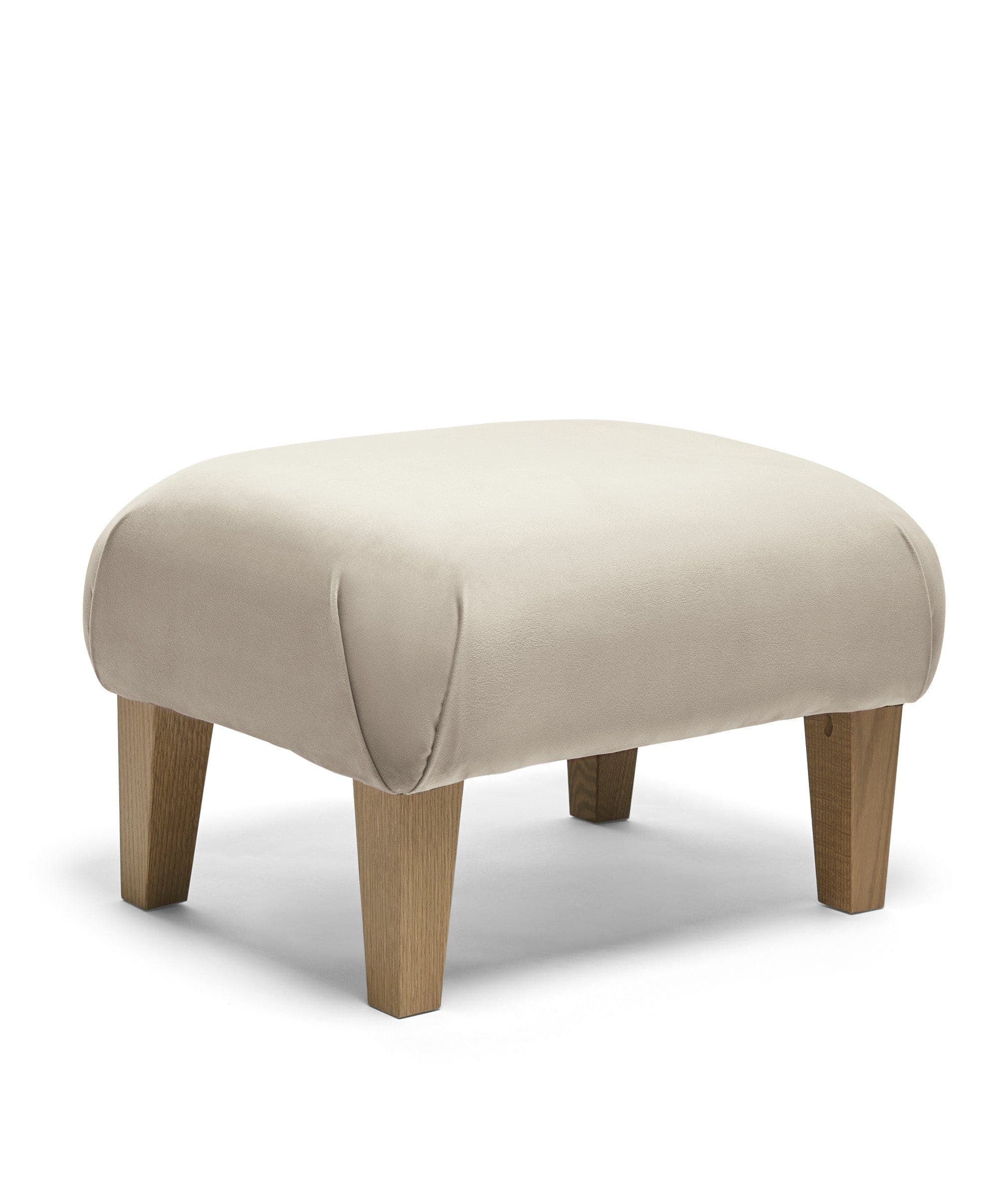 Hilston Nursing Chair & Footsool Set - Stone Velvet - Image 5