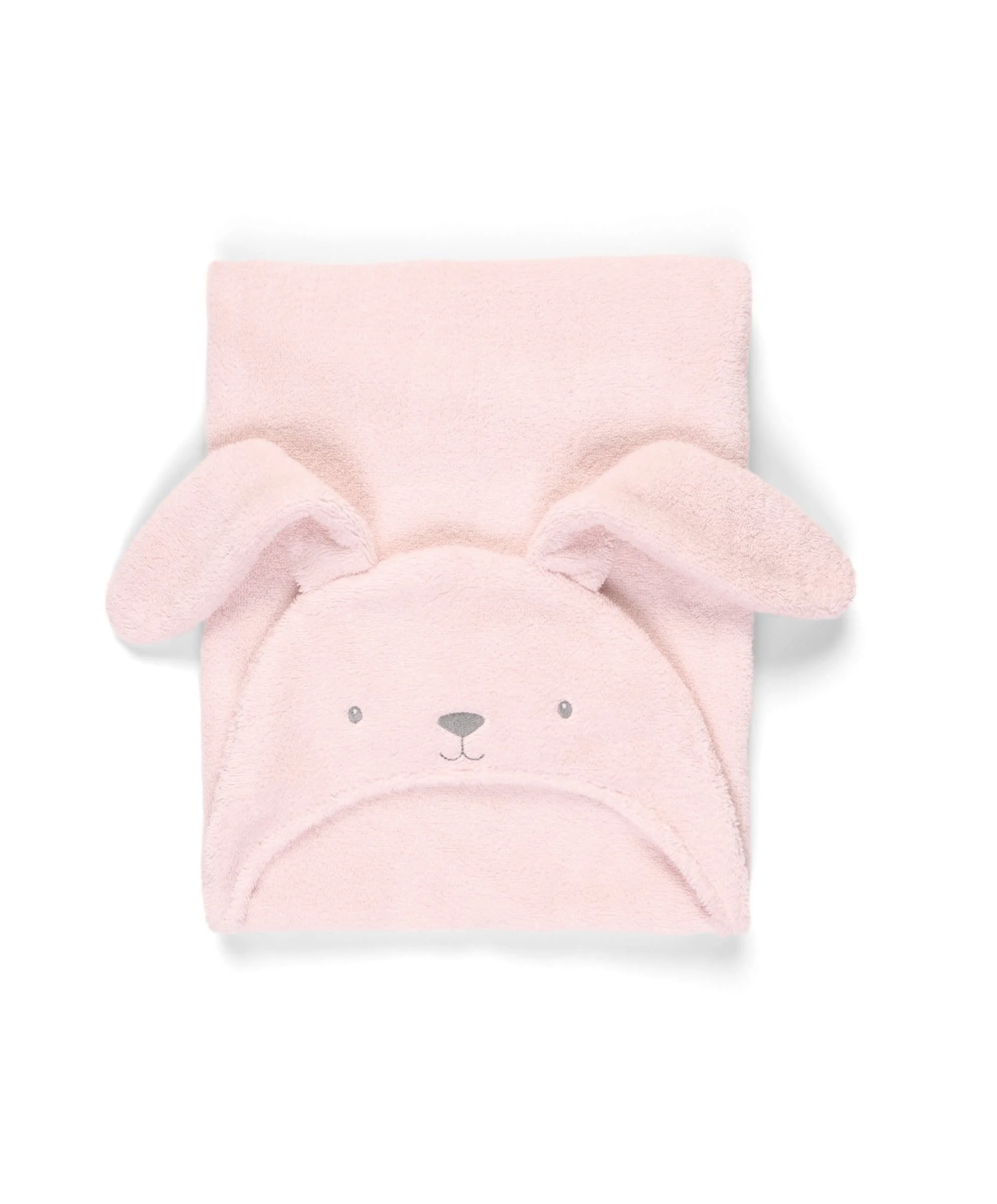 Hooded Baby Towel - Pink Bunny - Image 11