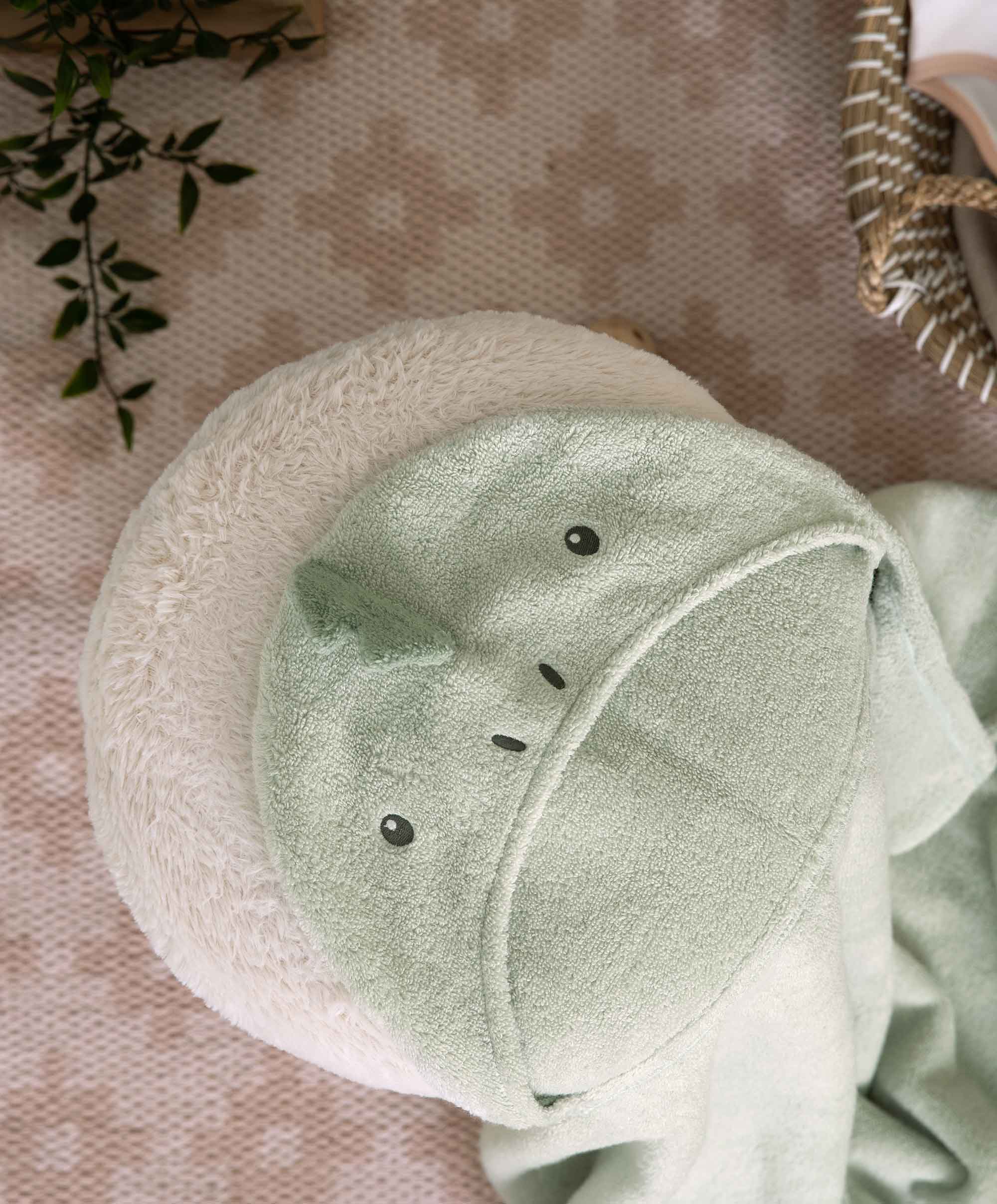 Hooded Baby Towel - Dinosaur - Image 9