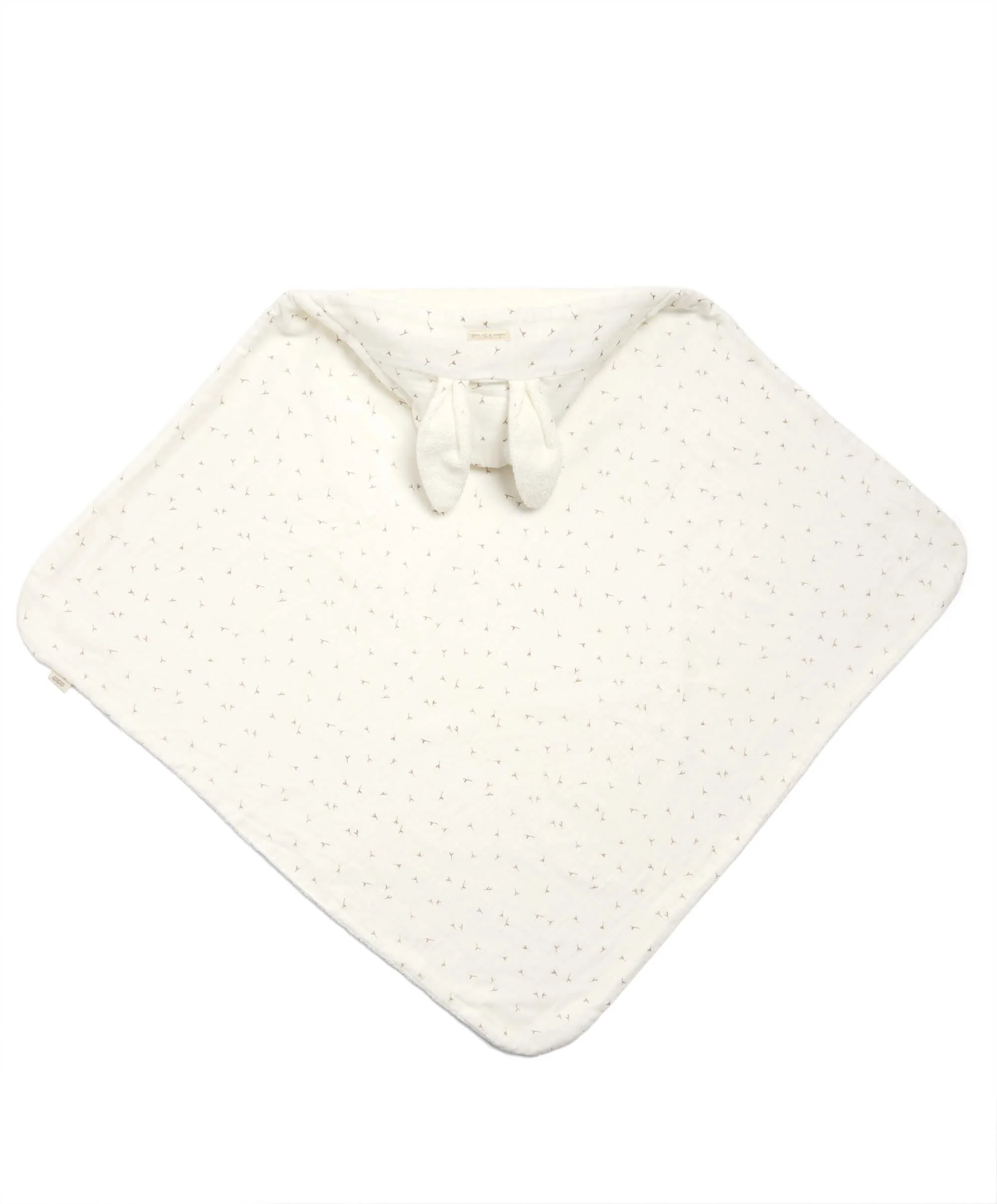 Hooded Towel - White - Welcome to the World Seedling - Image 5