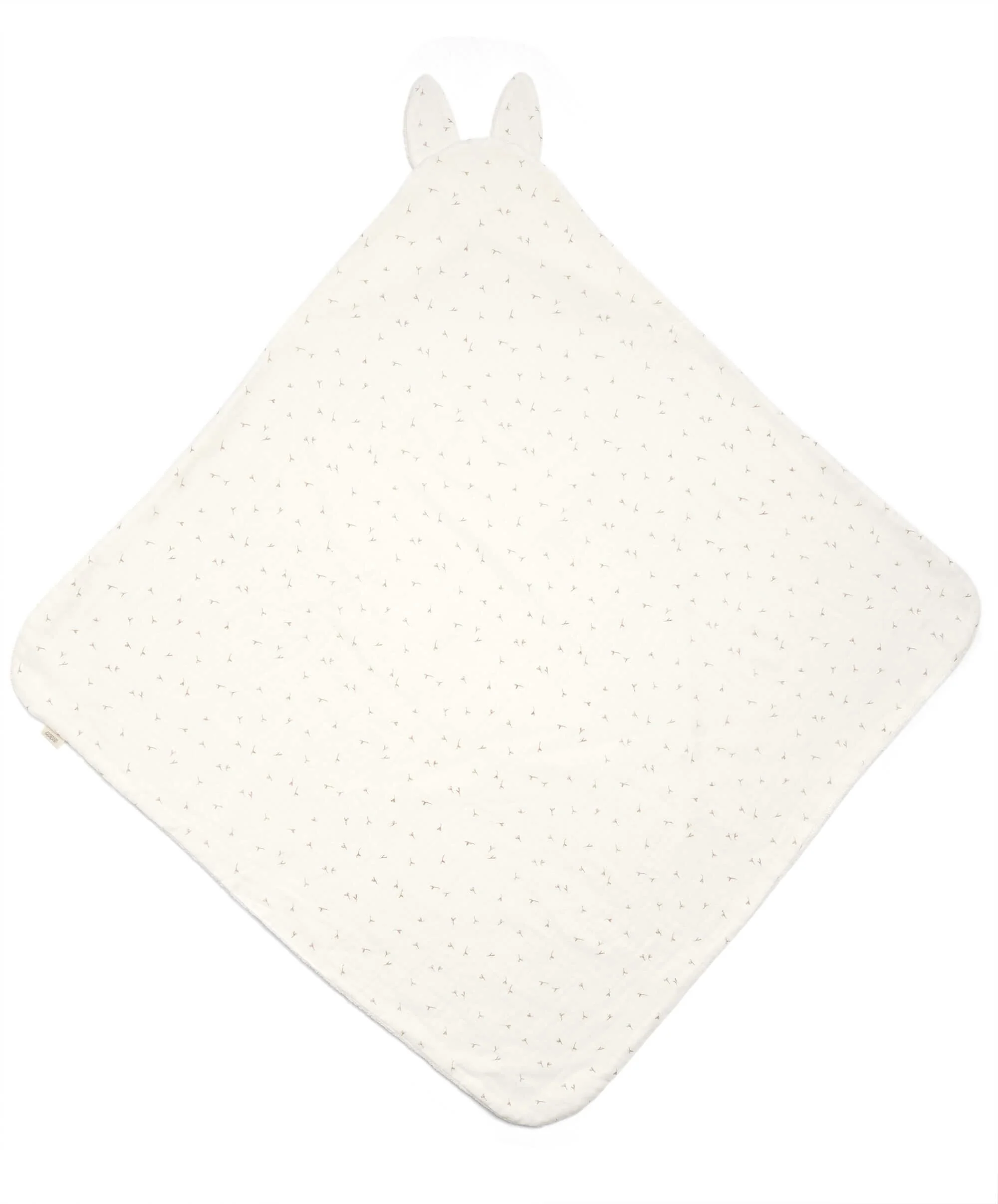 Hooded Towel - White - Welcome to the World Seedling - Image 6