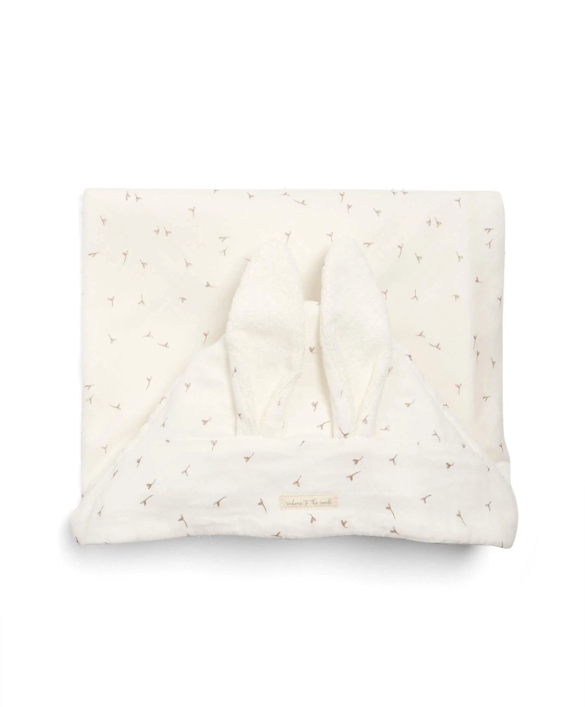 Hooded Towel - White - Welcome to the World Seedling - Image 7