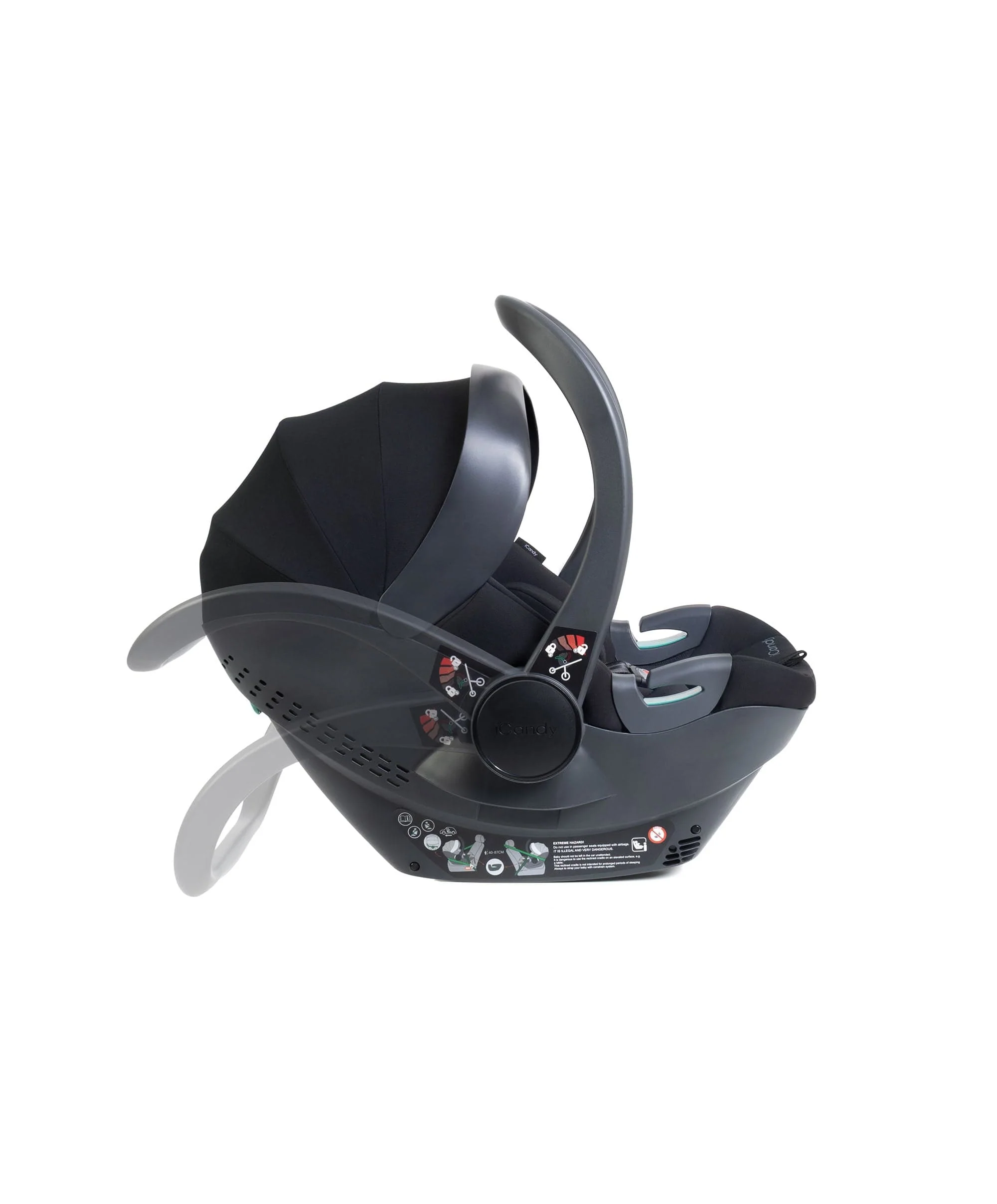 iCandy Cocoon 360 Infant Car Seat & Base - Black - Image 3