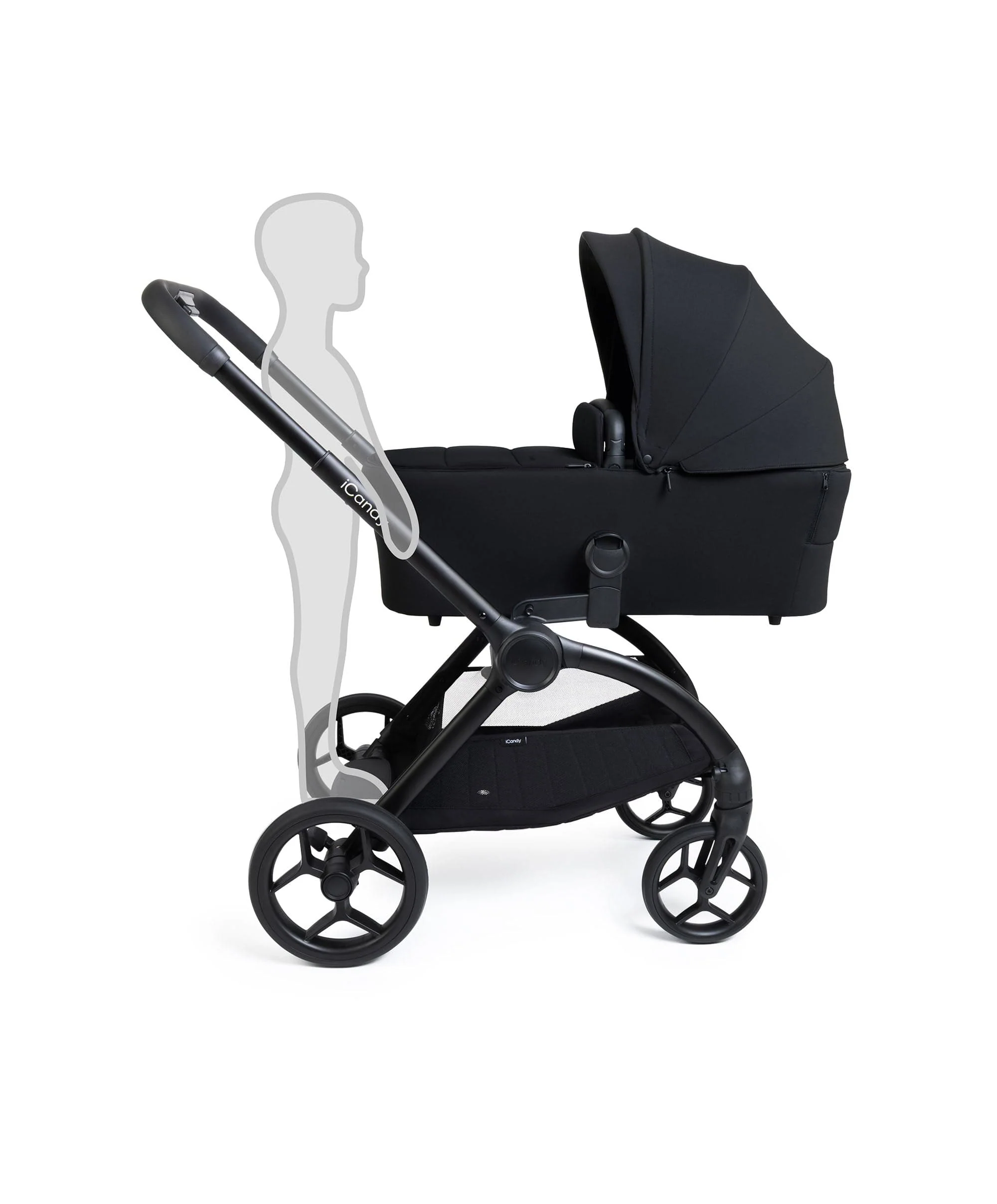 iCandy Core 2 Pushchair & Carrycot Bundle - Black - Image 6