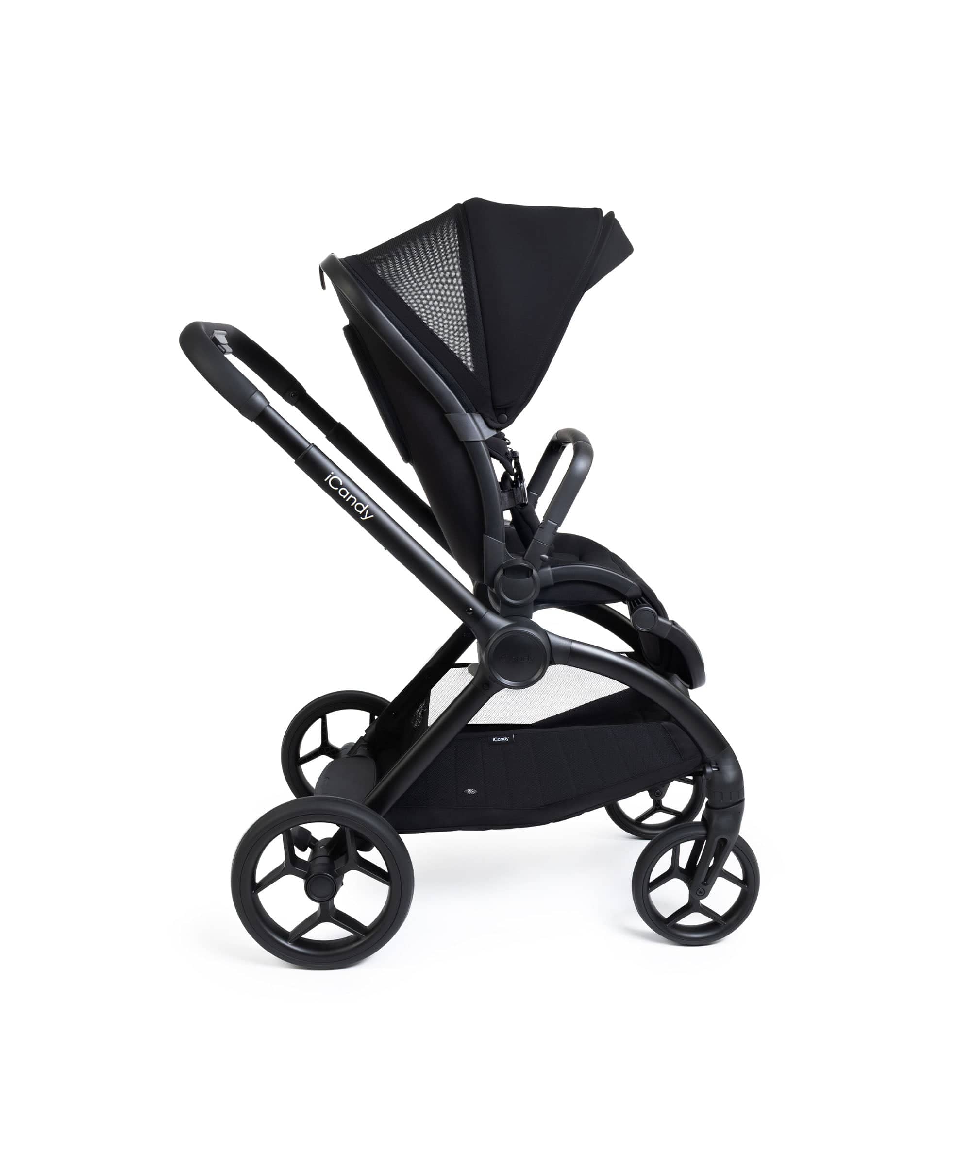 iCandy Core 2 Pushchair Bundle With Cybex Cloud T Car Seat & Base - Black - Image 3