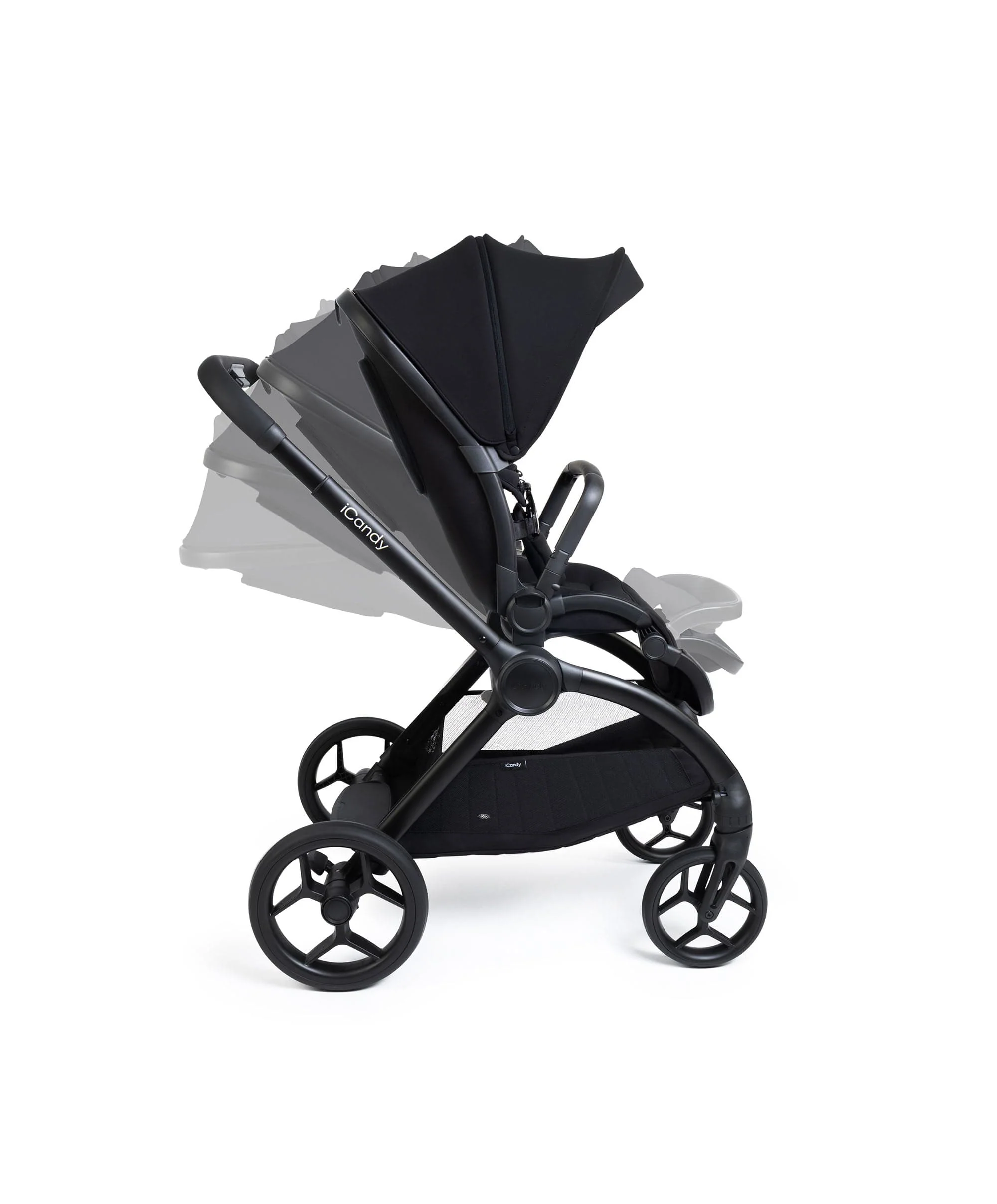 iCandy Core 2 Complete Travel Bundle with Cocoon 360 Car Seat - Black - Image 4
