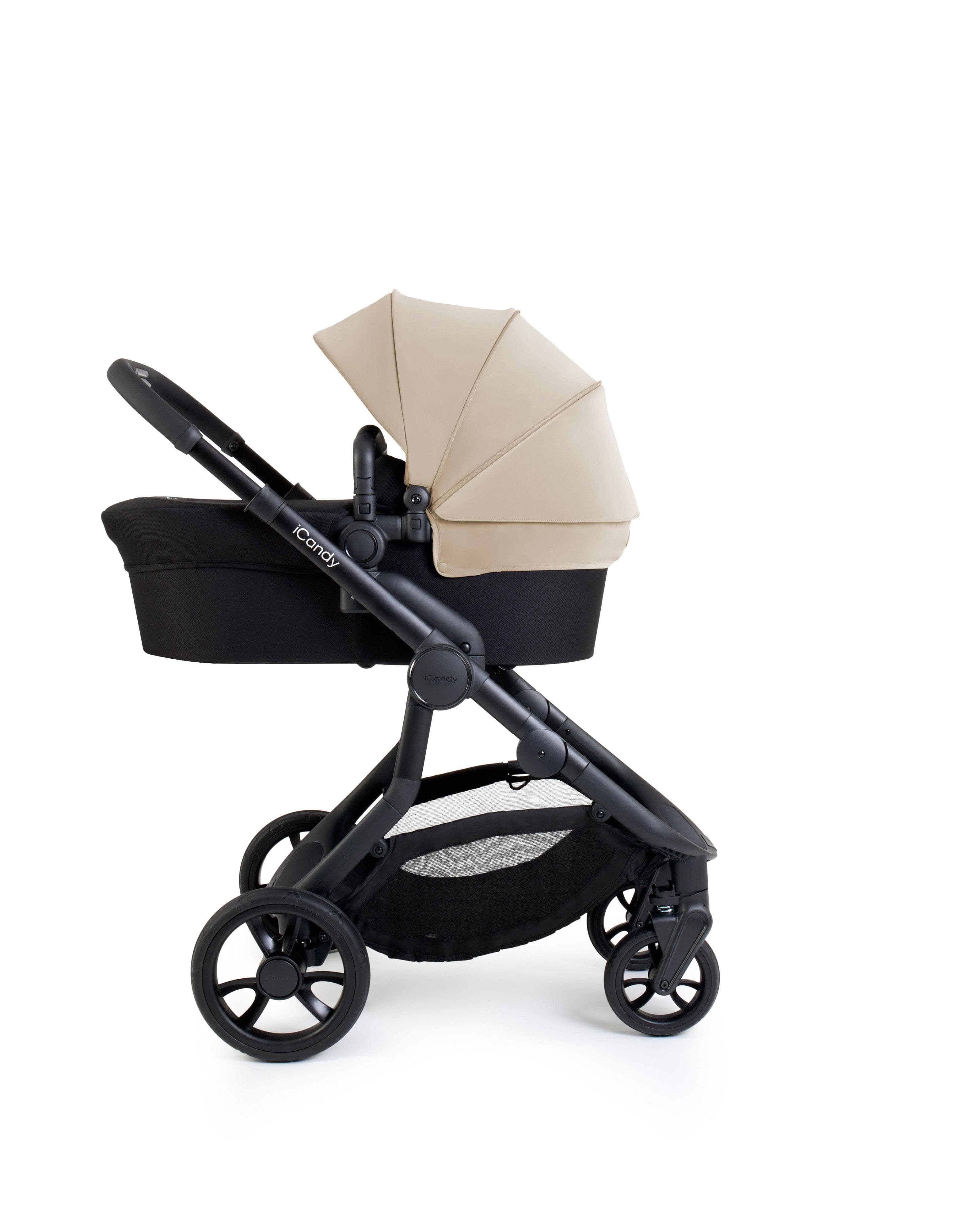 iCandy Orange4 Pushchair Bundle with Cloud T Car Seat & Base - Latte - Image 4