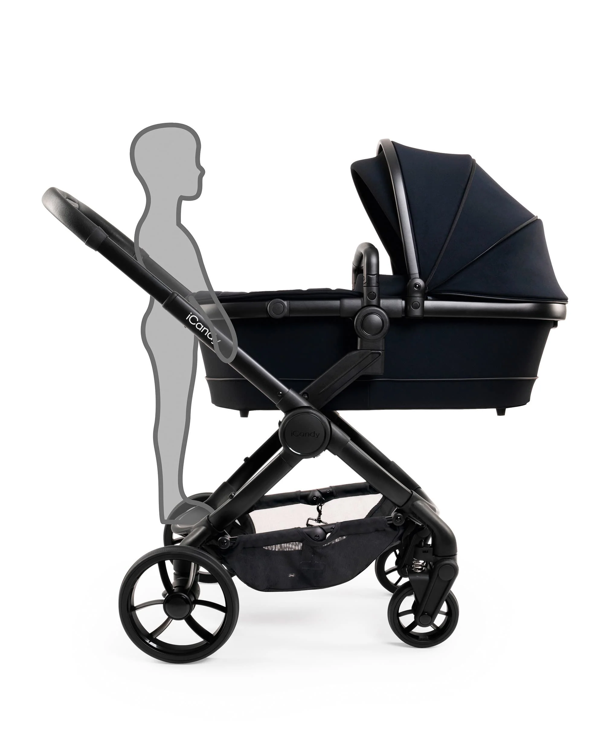 iCandy Peach 7 Complete Pushchair Bundle with Maxi-Cosi Pebble 360 Pro² Car Seat & Base – Black - Image 6