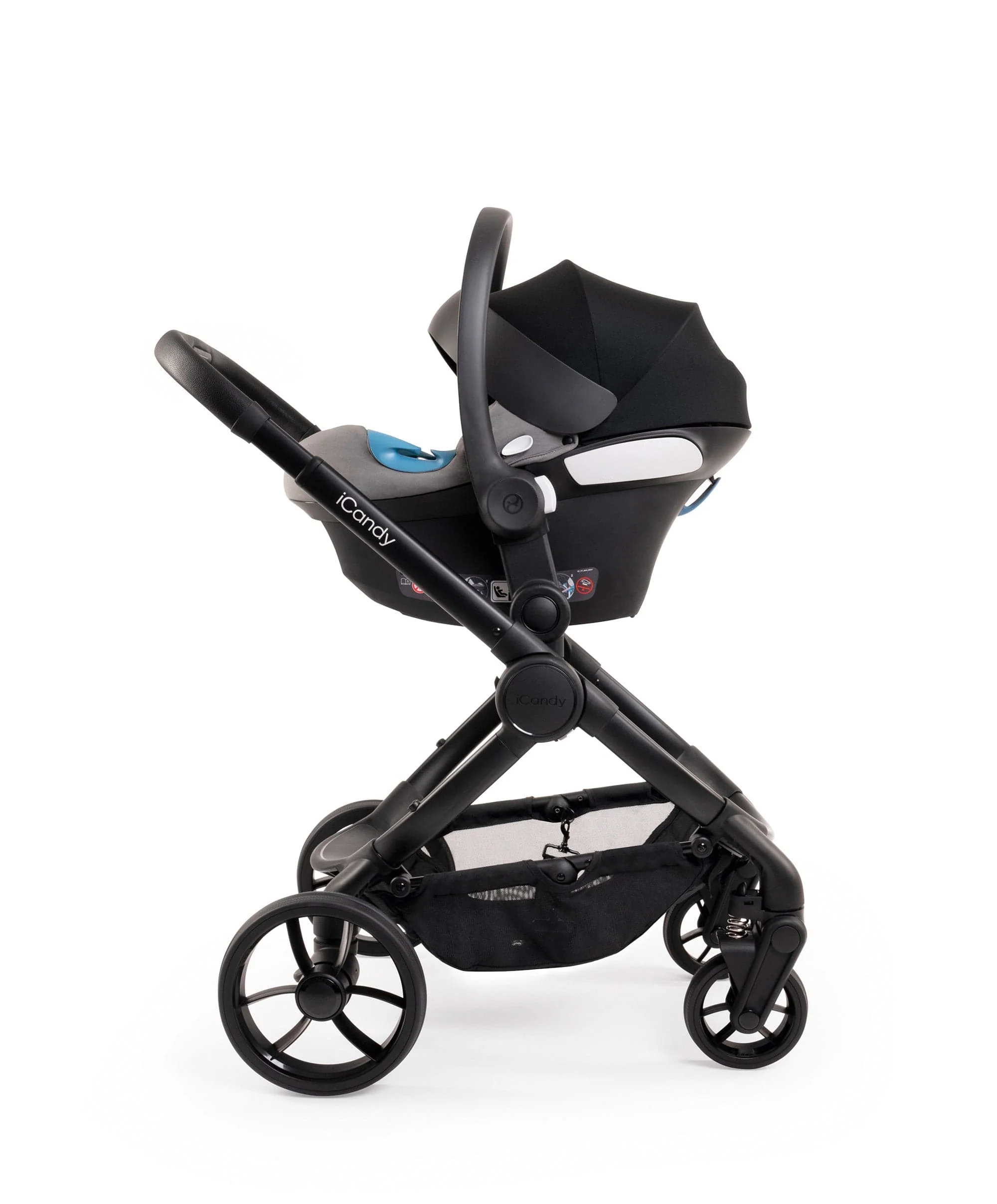 iCandy Peach 7 Complete Pushchair Bundle - Black - Image 7