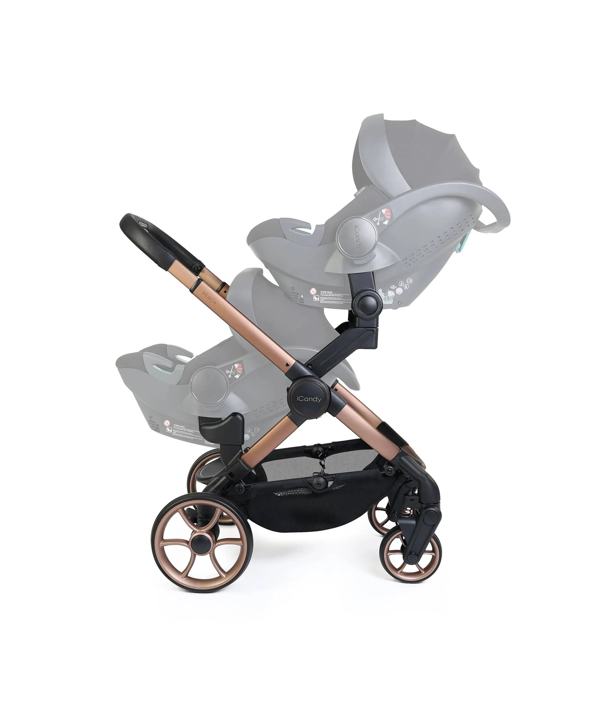 iCandy Peach 8 Twin Complete Bundle - Pecan - Image 4