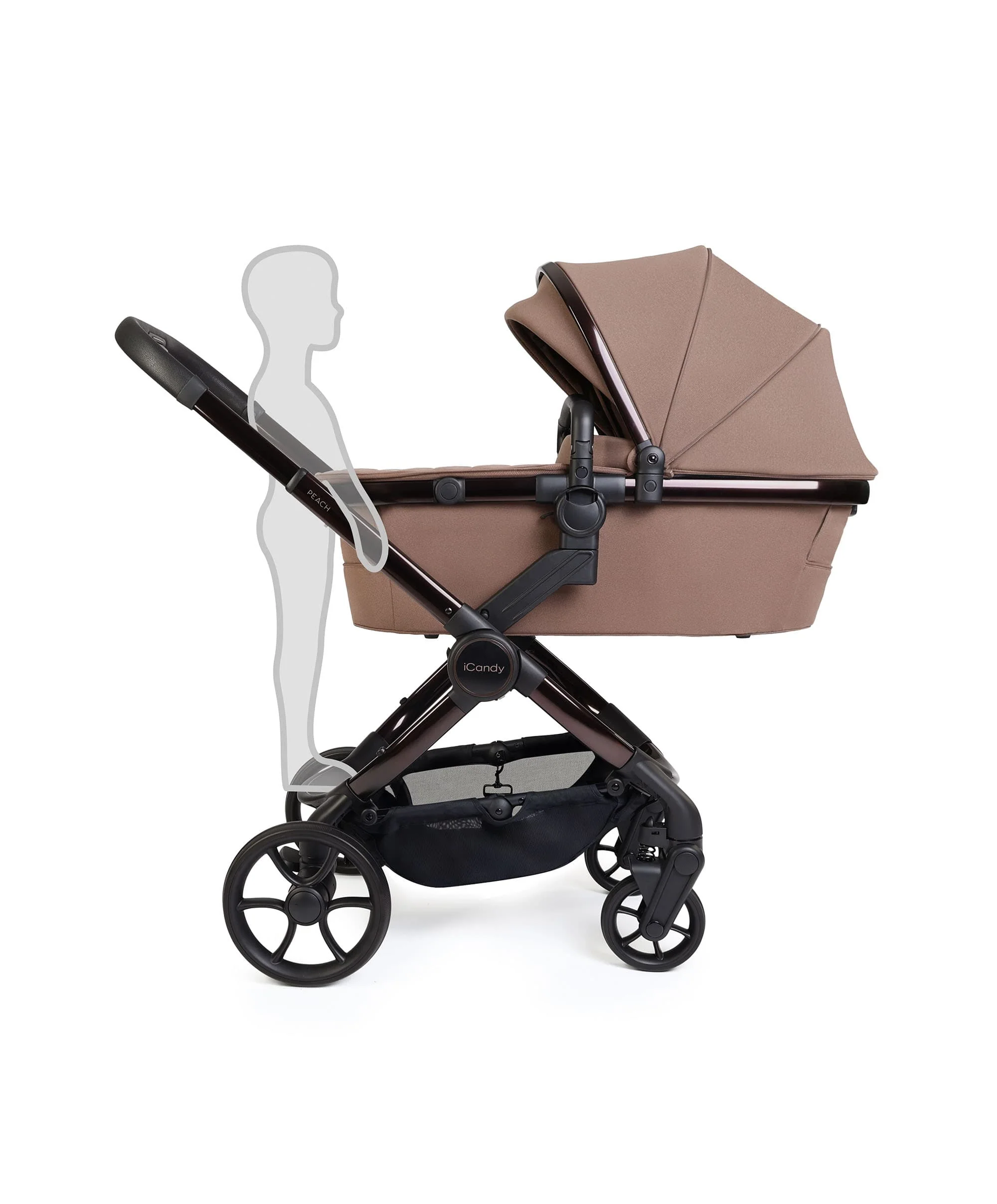 iCandy Peach 8 Complete Bundle with Cybex Cloud T i-Size Rotating Baby Car Seat - Coco - Image 2