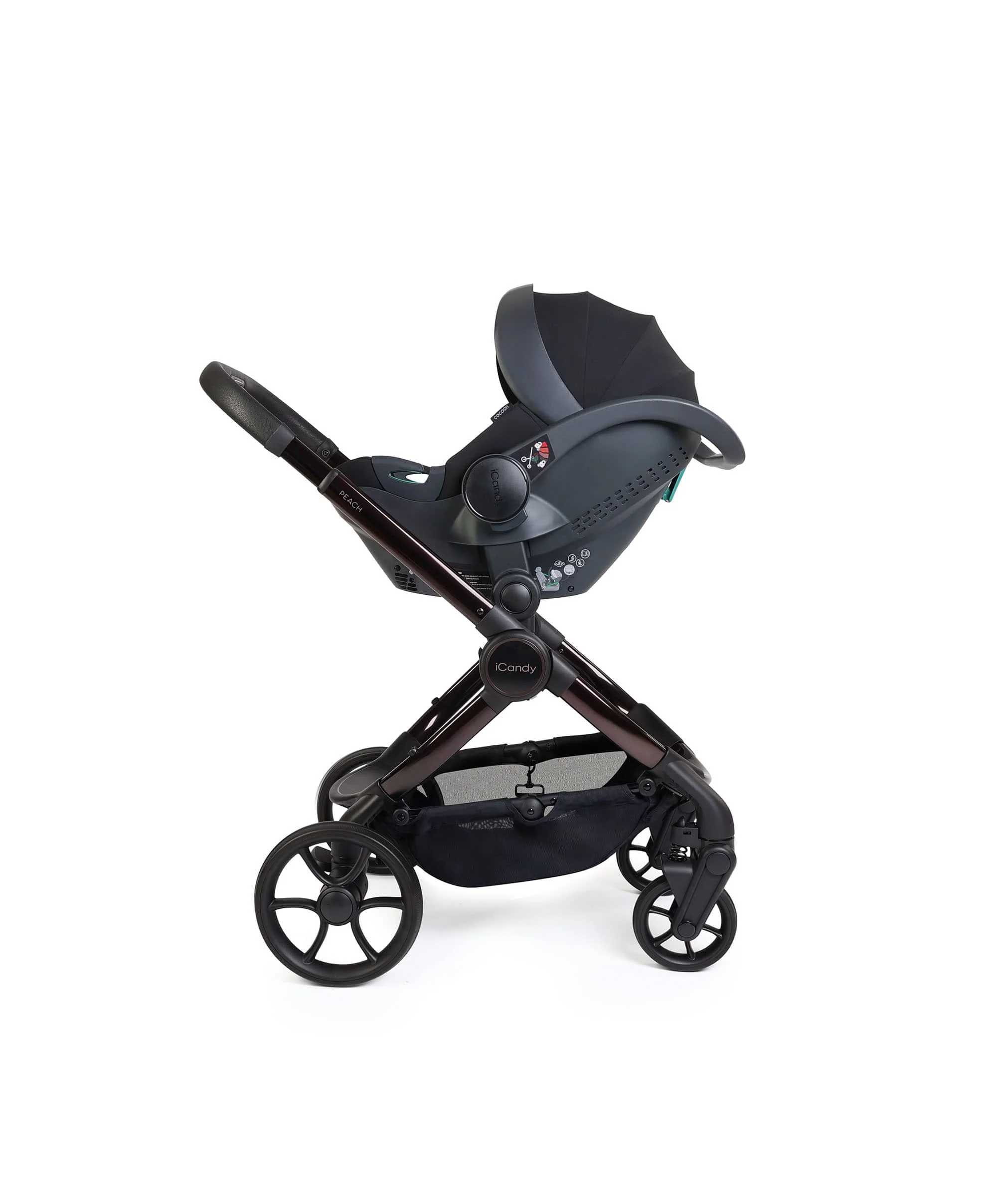 iCandy Peach 8 Complete Bundle with Cocoon 360 Car Seat - Coco - Image 5