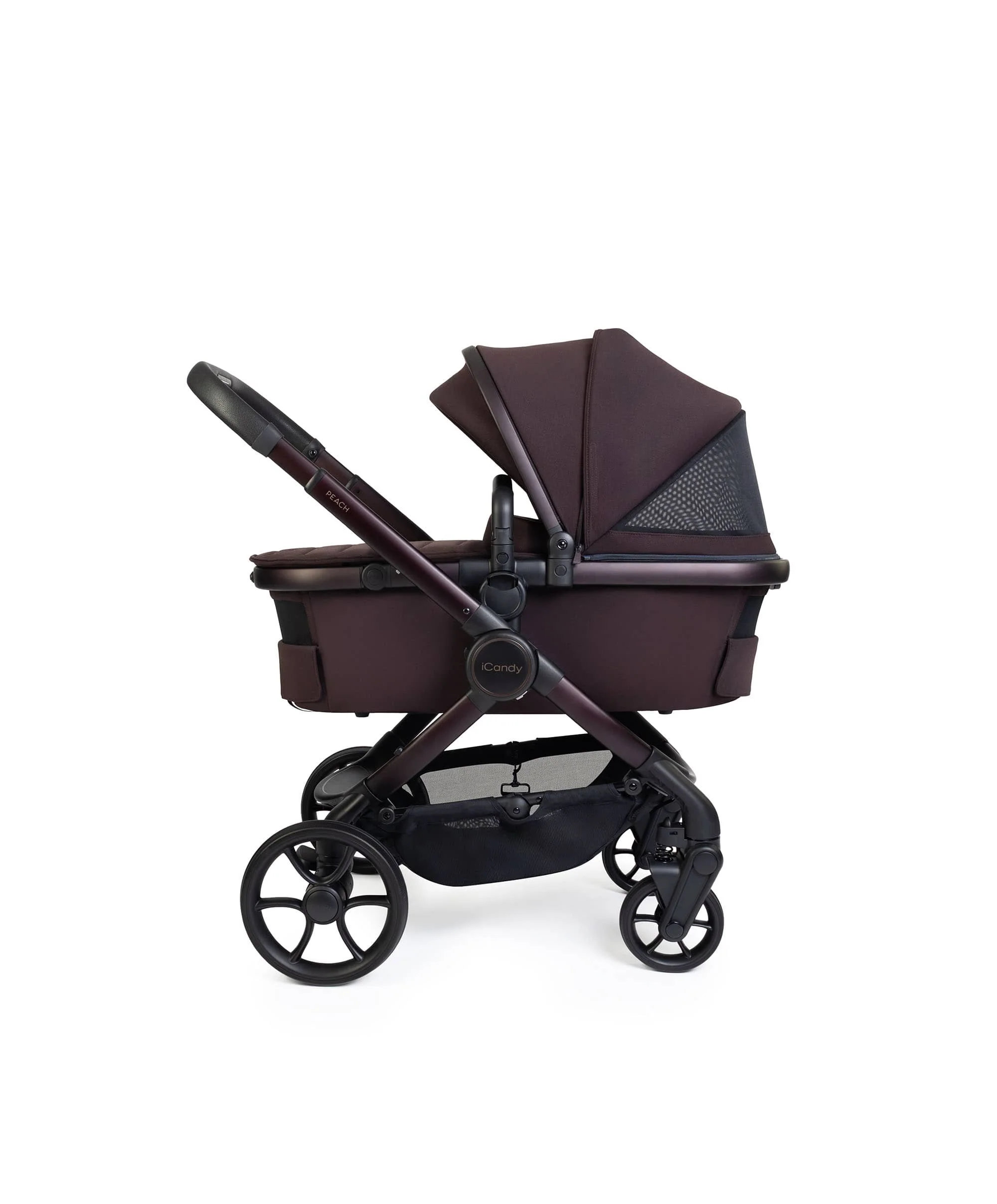 iCandy Peach 8 Complete Bundle with Maxi-Cosi Pebble 360 Pro2 Car Seat - Coffee Bean - Image 4