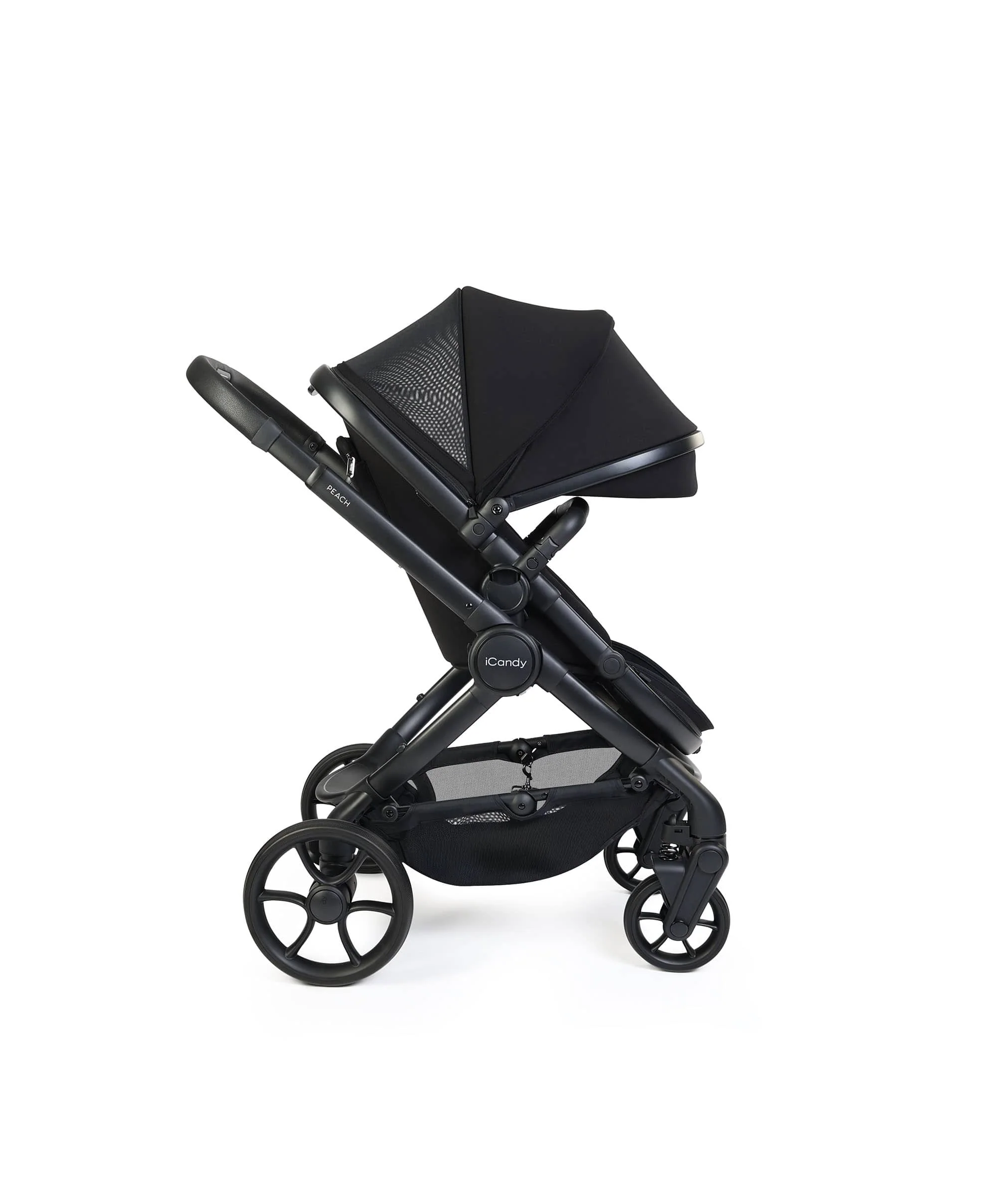 iCandy Peach 8 Complete Bundle with Cybex Cloud T i-Size Rotating Baby Car Seat - Black - Image 5