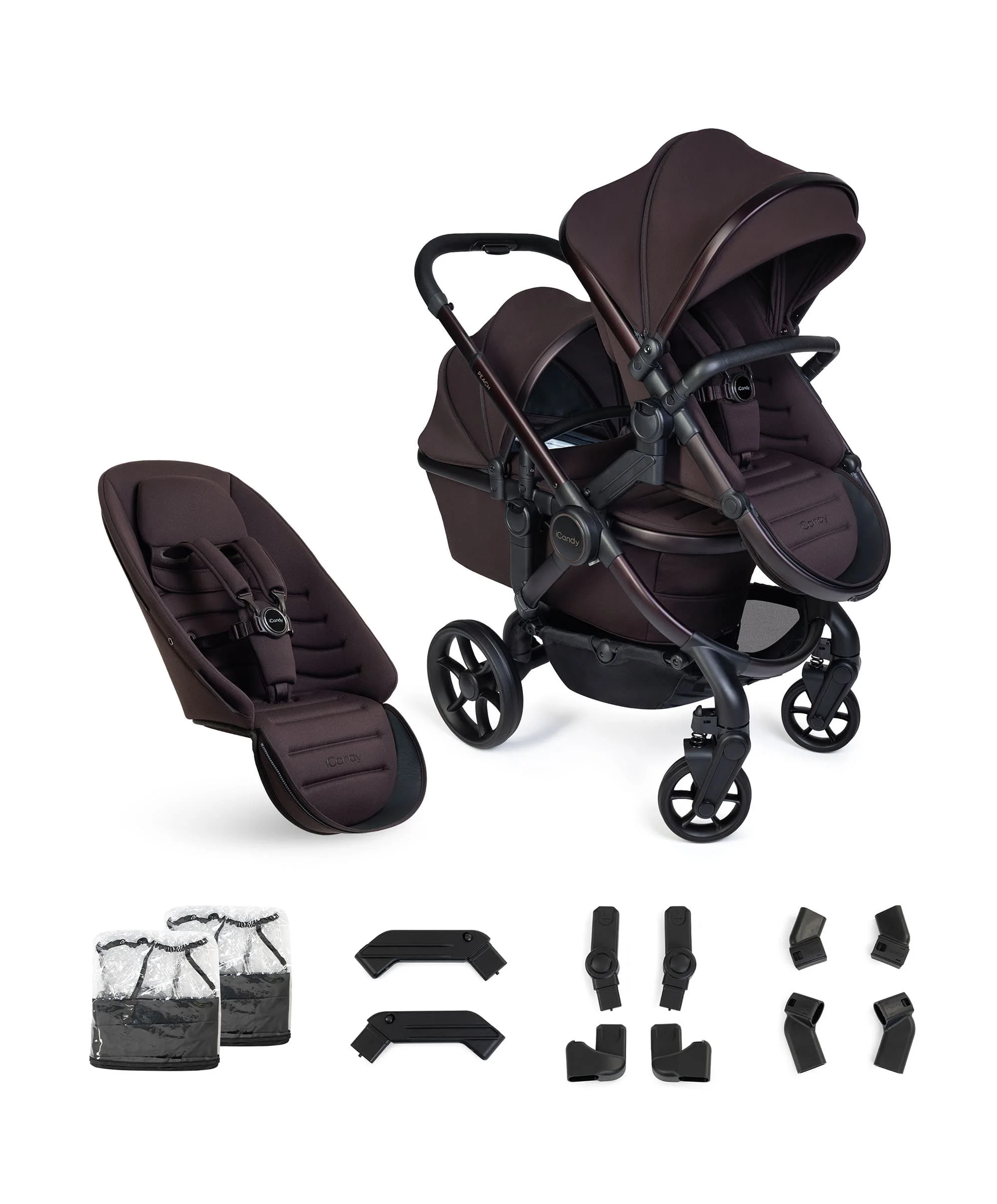 iCandy Peach 8 Double Complete Bundle - Coffee Bean