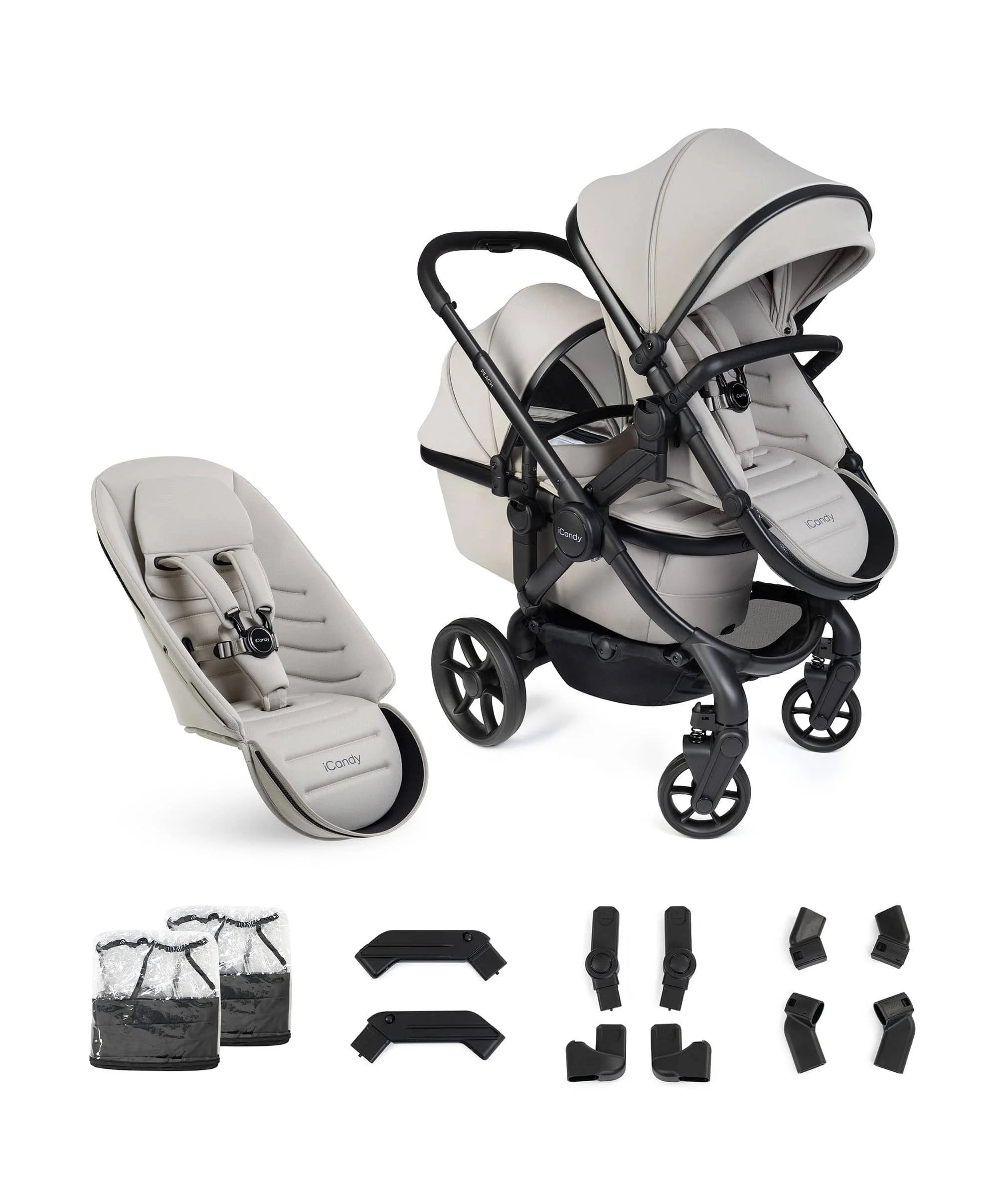 iCandy Peach 8 Double Complete Bundle - Taupe
