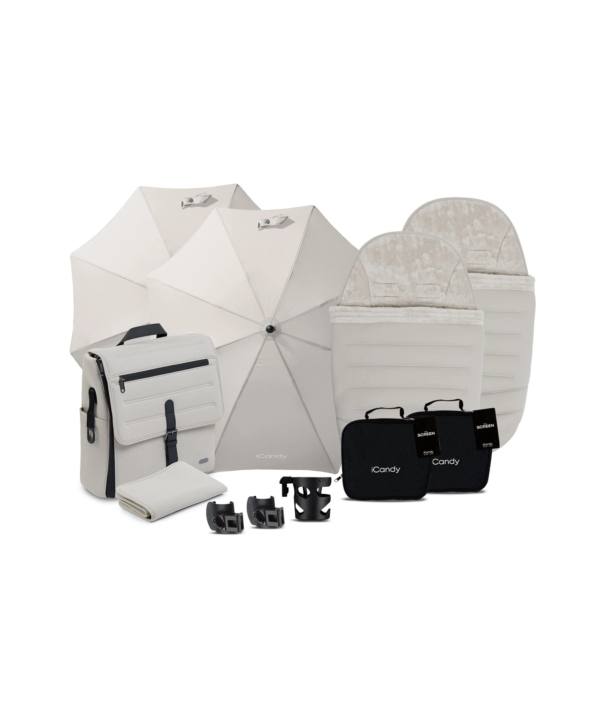 iCandy Peach 8 Twin Complete Bundle - Taupe - Image 9