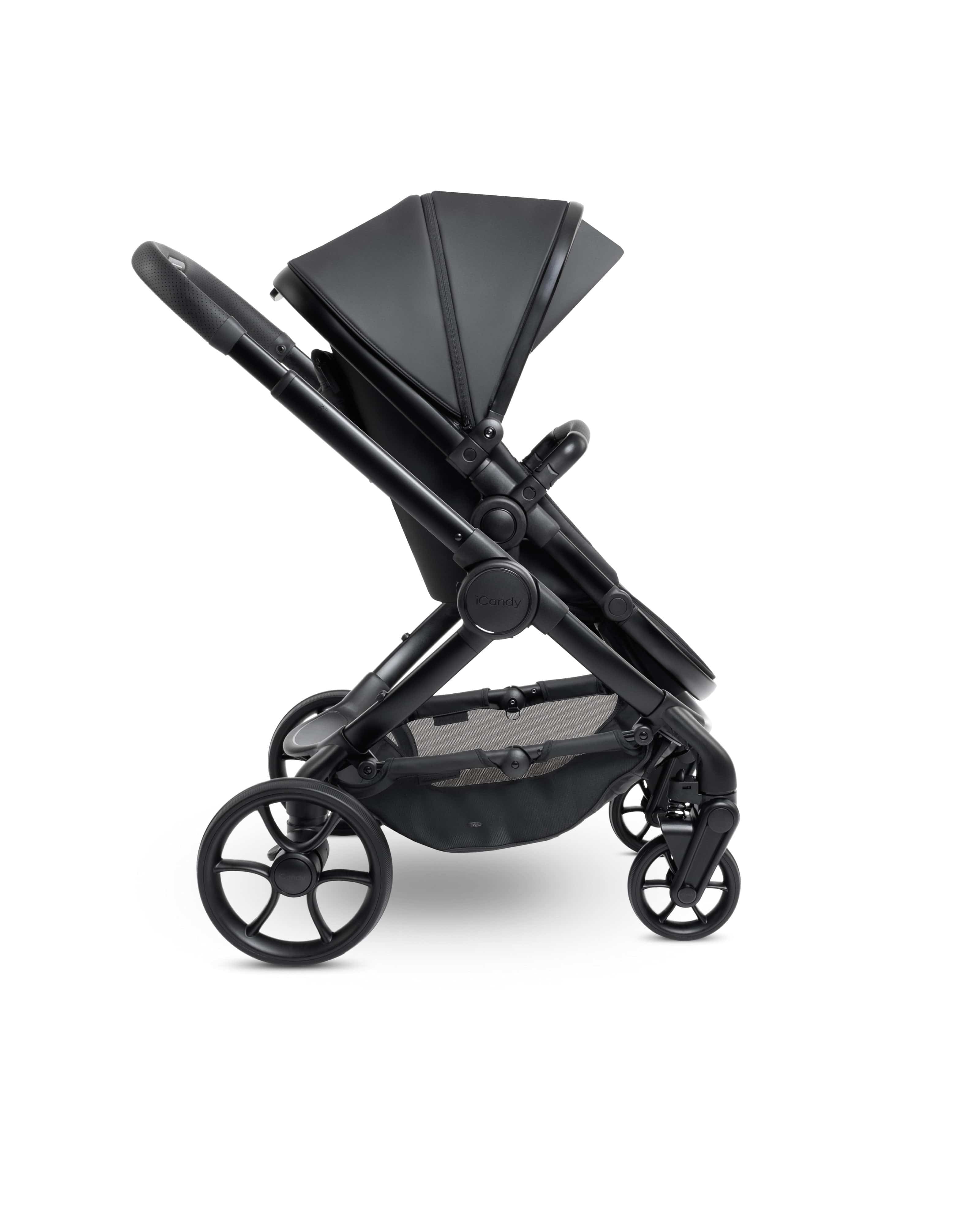 iCandy Peach 7 STUDIO Complete Pushchair Bundle - Black - Image 2