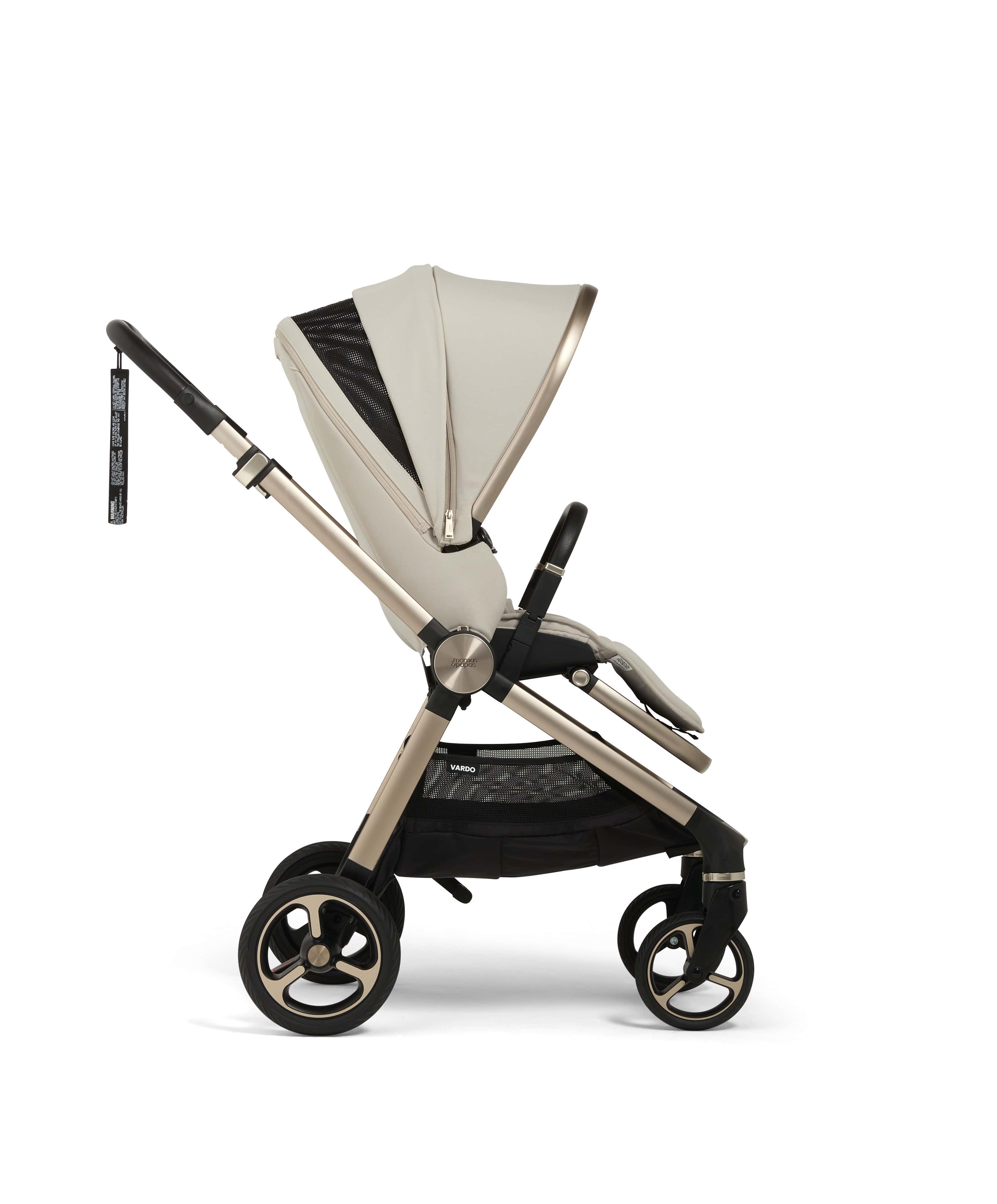 Vardo Pushchair Bundle with Maxi-Cosi Pebble 360 Pro² Car Seat (8 Pieces) - Shell - Image 3