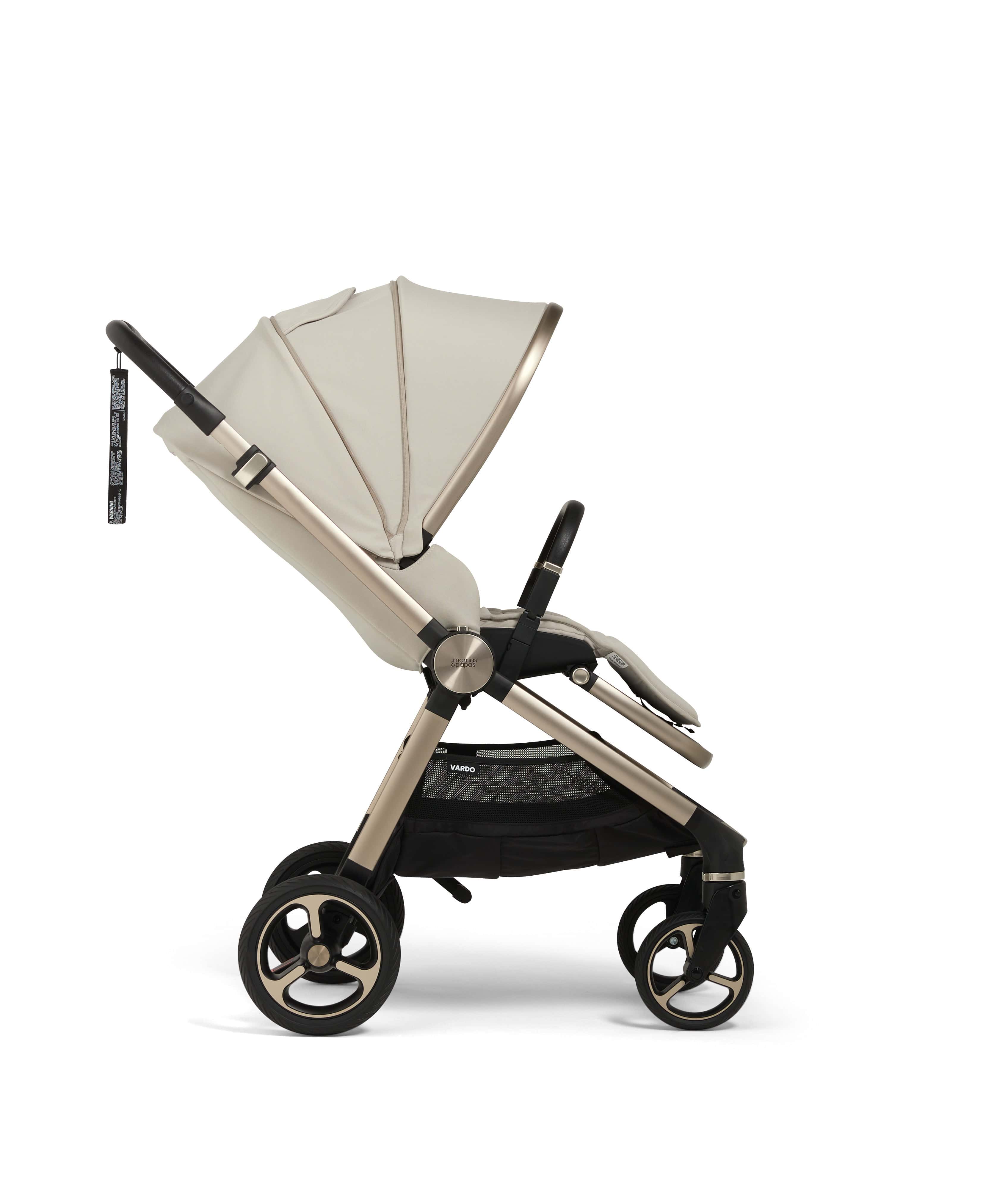 Vardo Pushchair Baby to Toddler Travel Bundle with Cybex Cloud T & Sirona T (9 Pieces) - Shell - Image 5