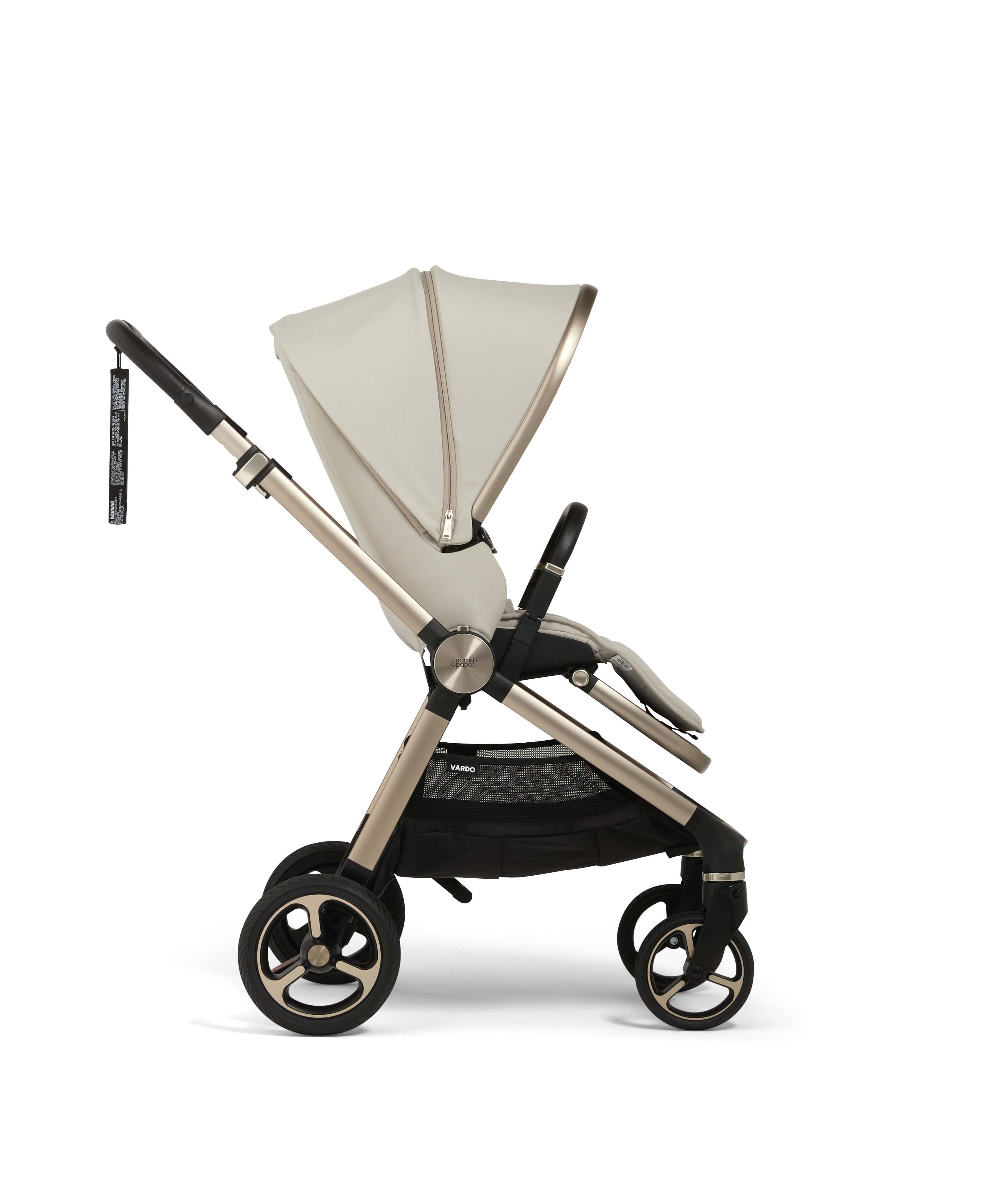 Vardo Pushchair Baby to Toddler Travel Bundle with Cybex Cloud T & Sirona T (9 Pieces) - Shell - Image 7